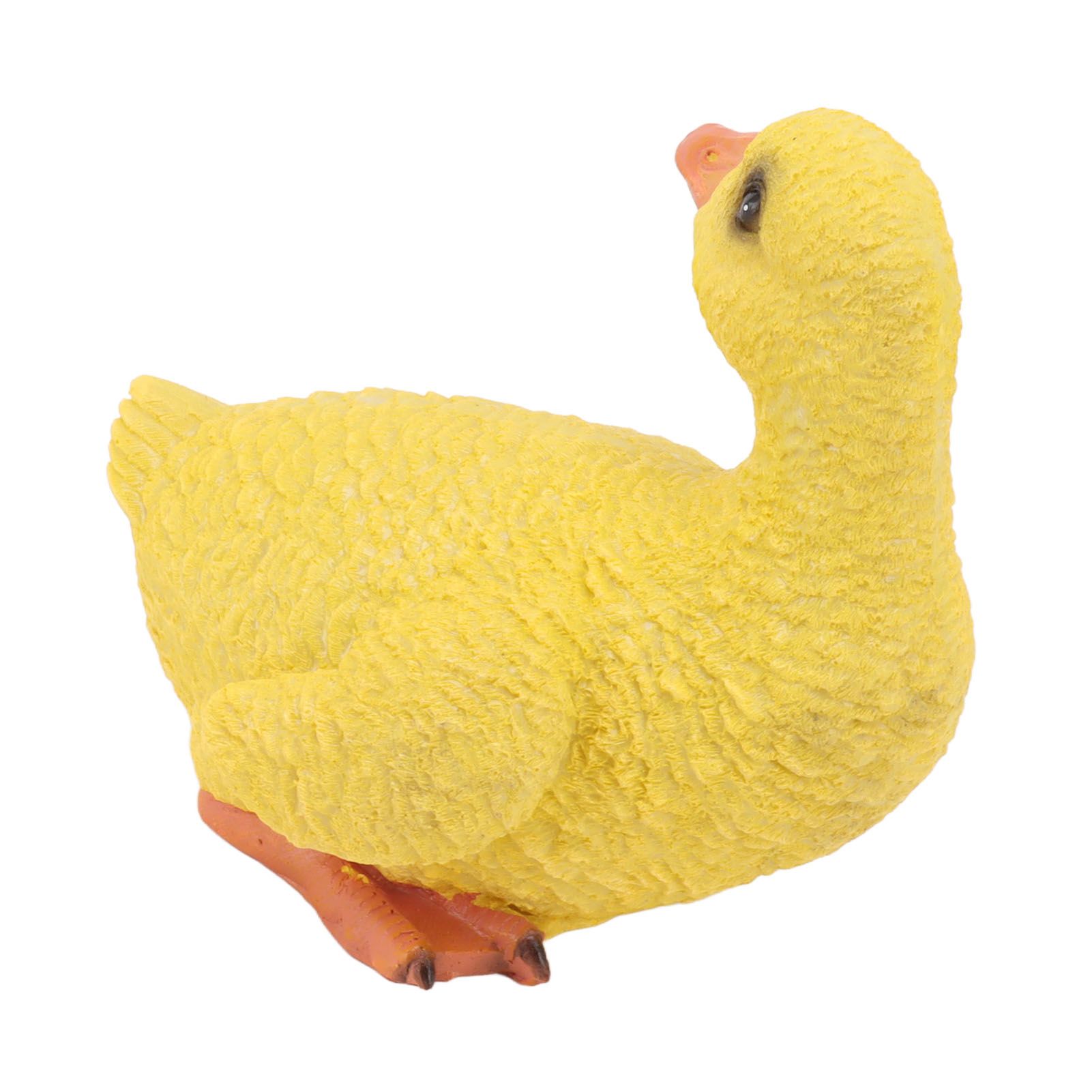 Duck Ornament Resin Weather Resistant Cute Vivid Expression Duck Statues view 7