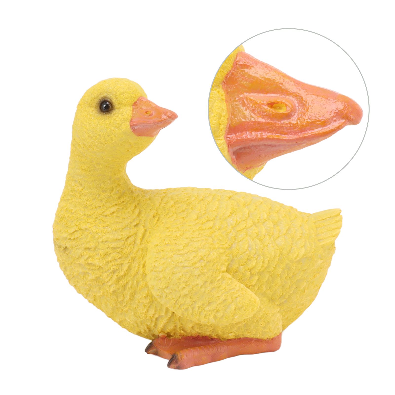 Duck Ornament Resin Weather Resistant Cute Vivid Expression Duck Statues view 9
