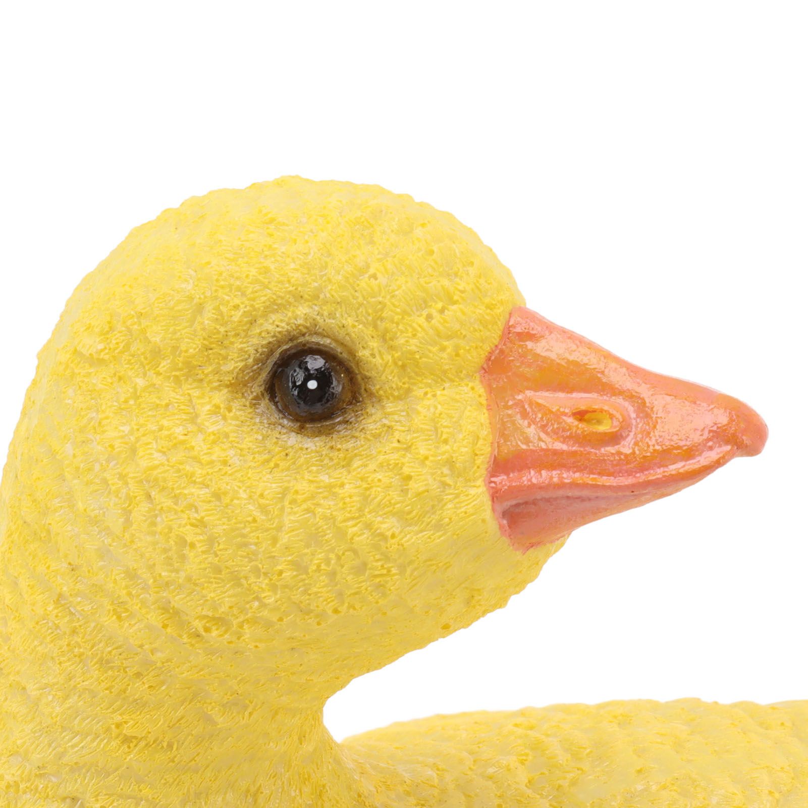 Duck Ornament Resin Weather Resistant Cute Vivid Expression Duck Statues view 13