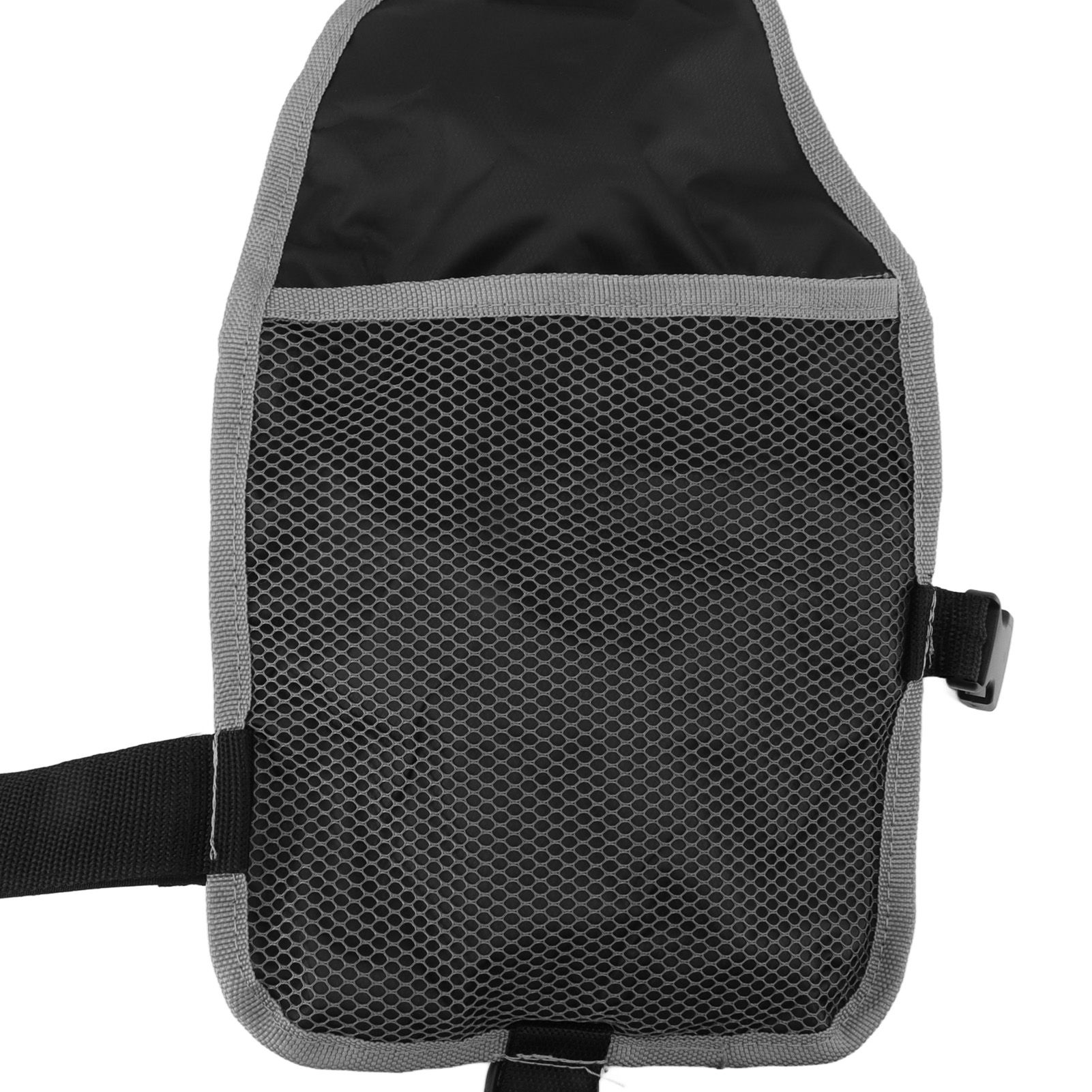 Fly Fishing Vest Breathable Lightweight Black Grey Oxford Cloth Multi Pocket view 14