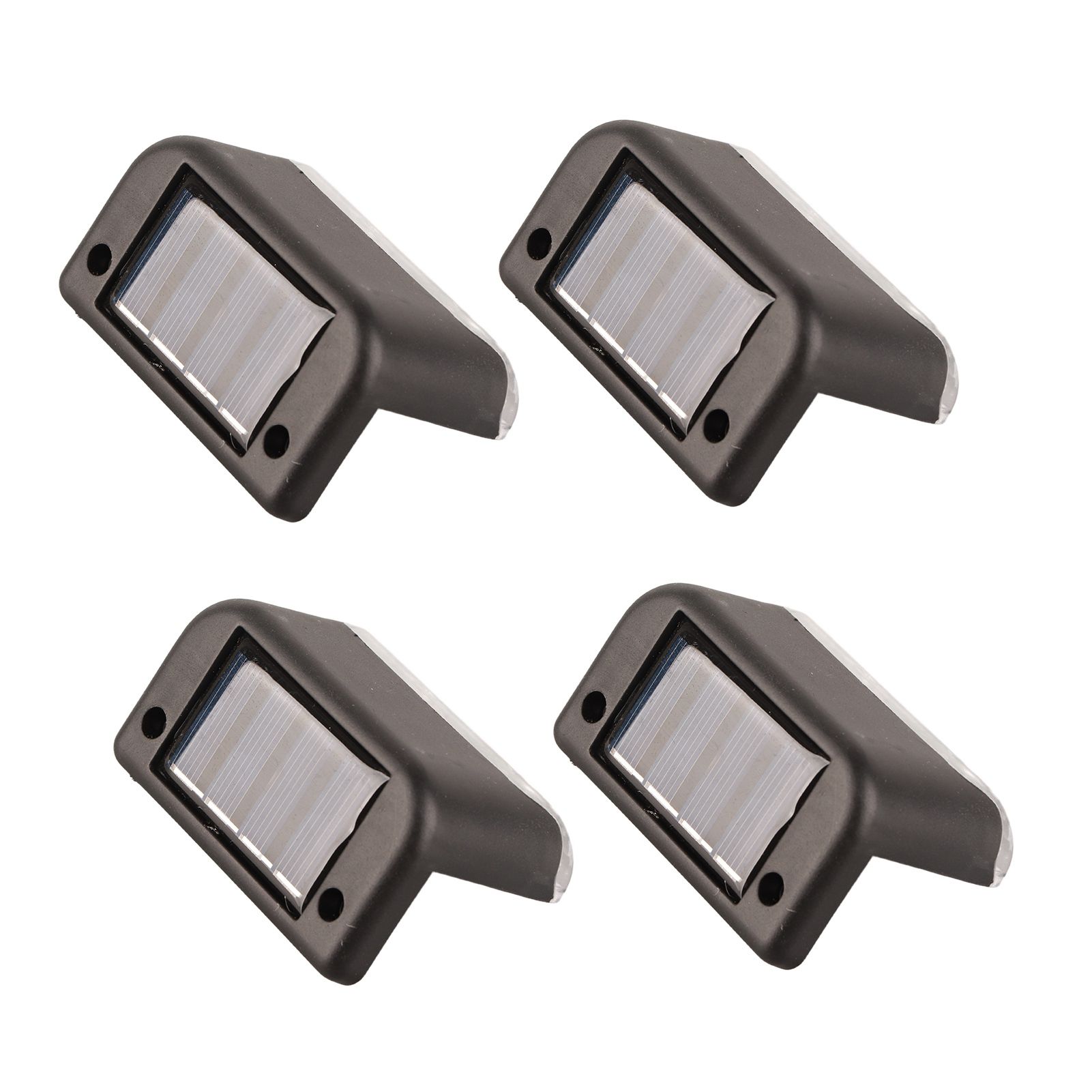 4 Pcs Solar Step Light White Lighting Waterproof High Strength Solar LED Deck view 2