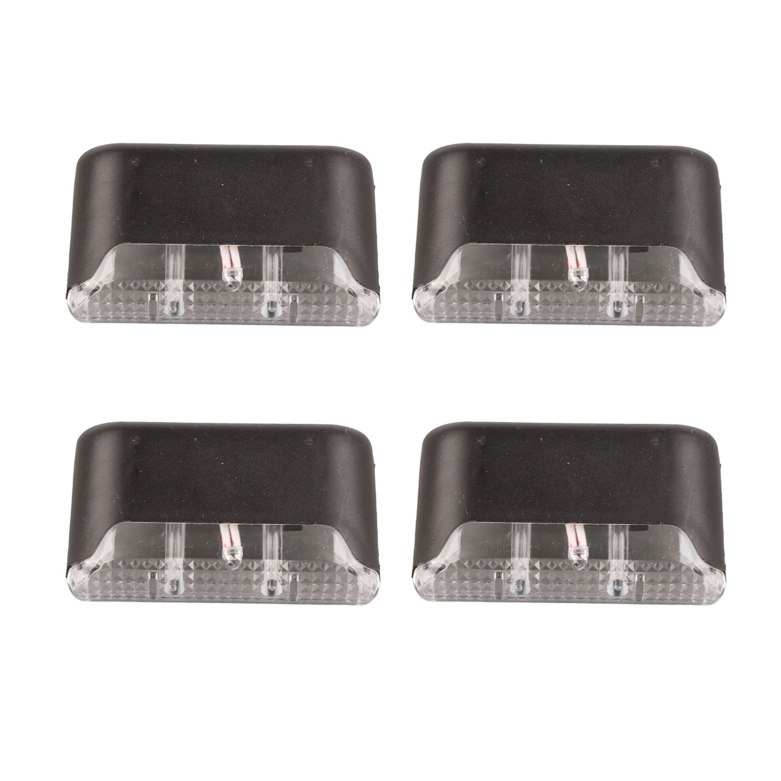 4 Pcs Solar Step Light White Lighting Waterproof High Strength Solar LED Deck view 4