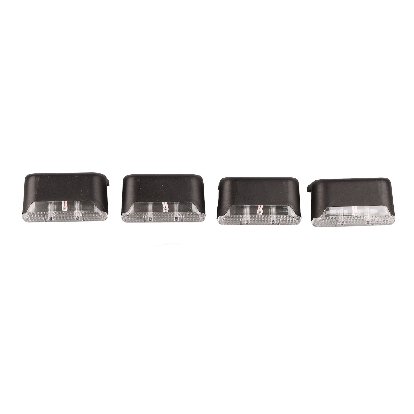 4 Pcs Solar Step Light White Lighting Waterproof High Strength Solar LED Deck view 7
