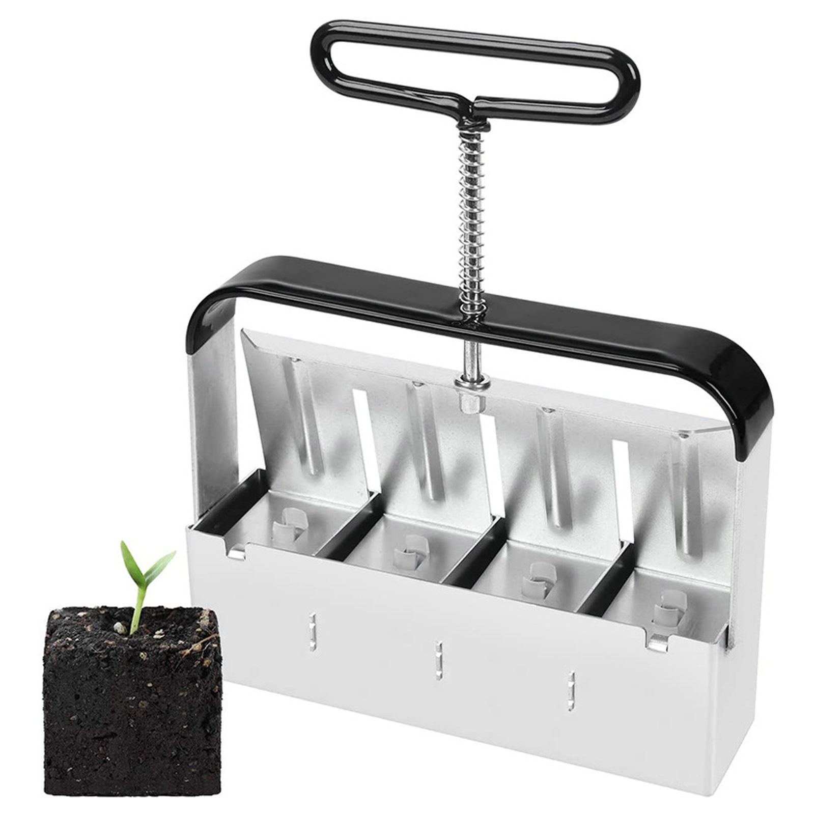 Soil Blocker Manual Quad Soil Block Maker Handheld Soil Block Mold With view 11