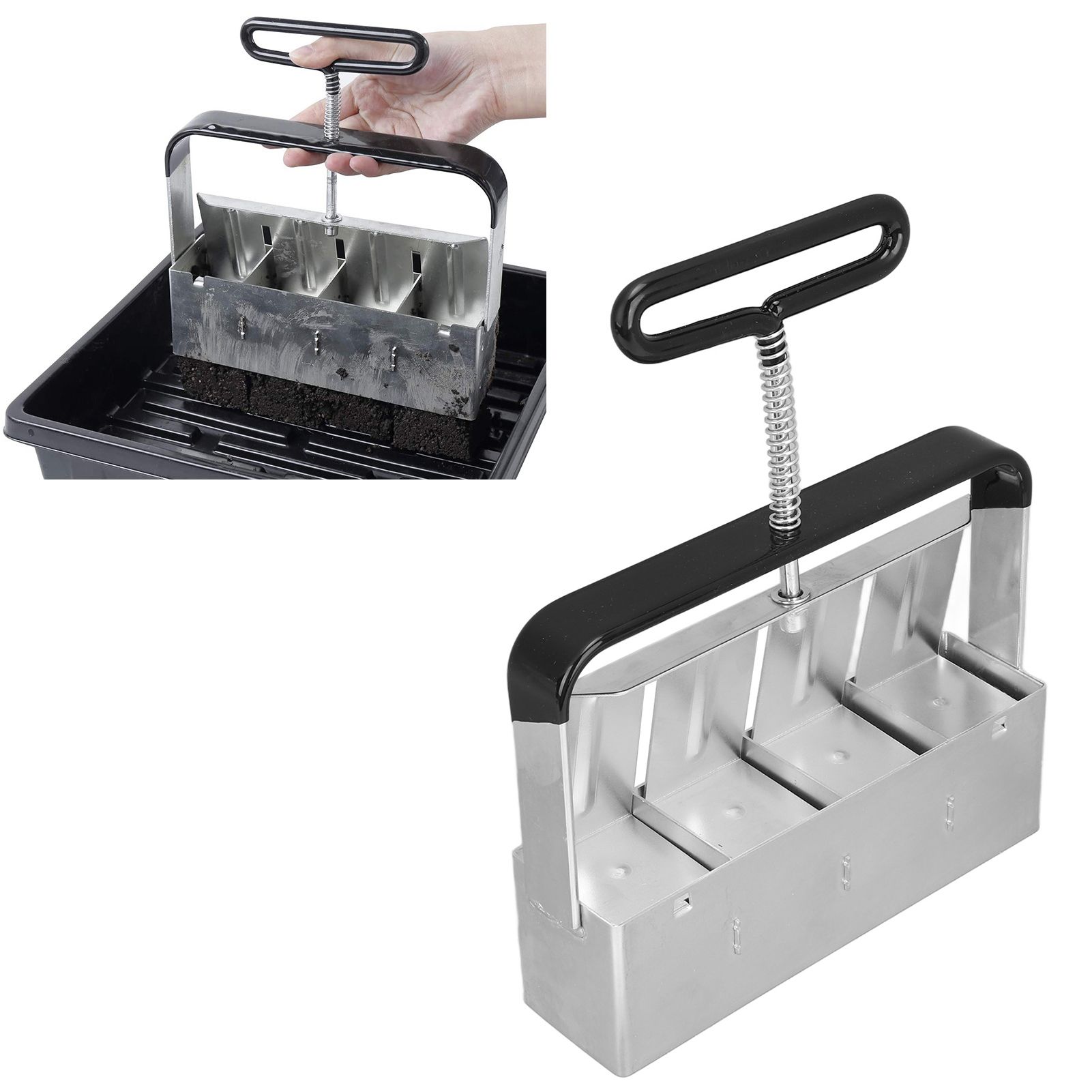 Soil Blocker Manual Quad Soil Block Maker Handheld Soil Block Mold With view 12
