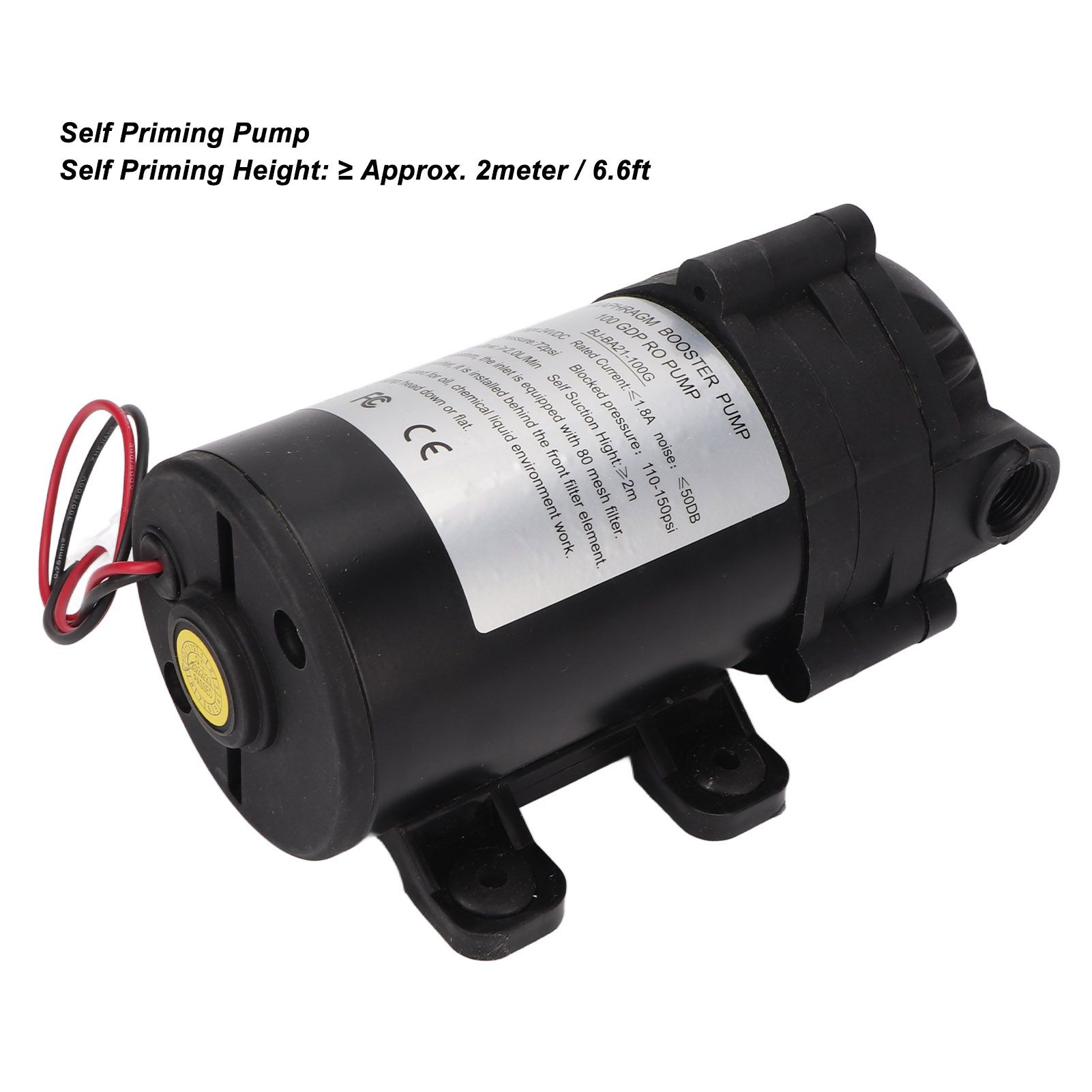 Self Priming Pump Water Booster Diaphragm Pressure G3/8 Female Thread Kitchen