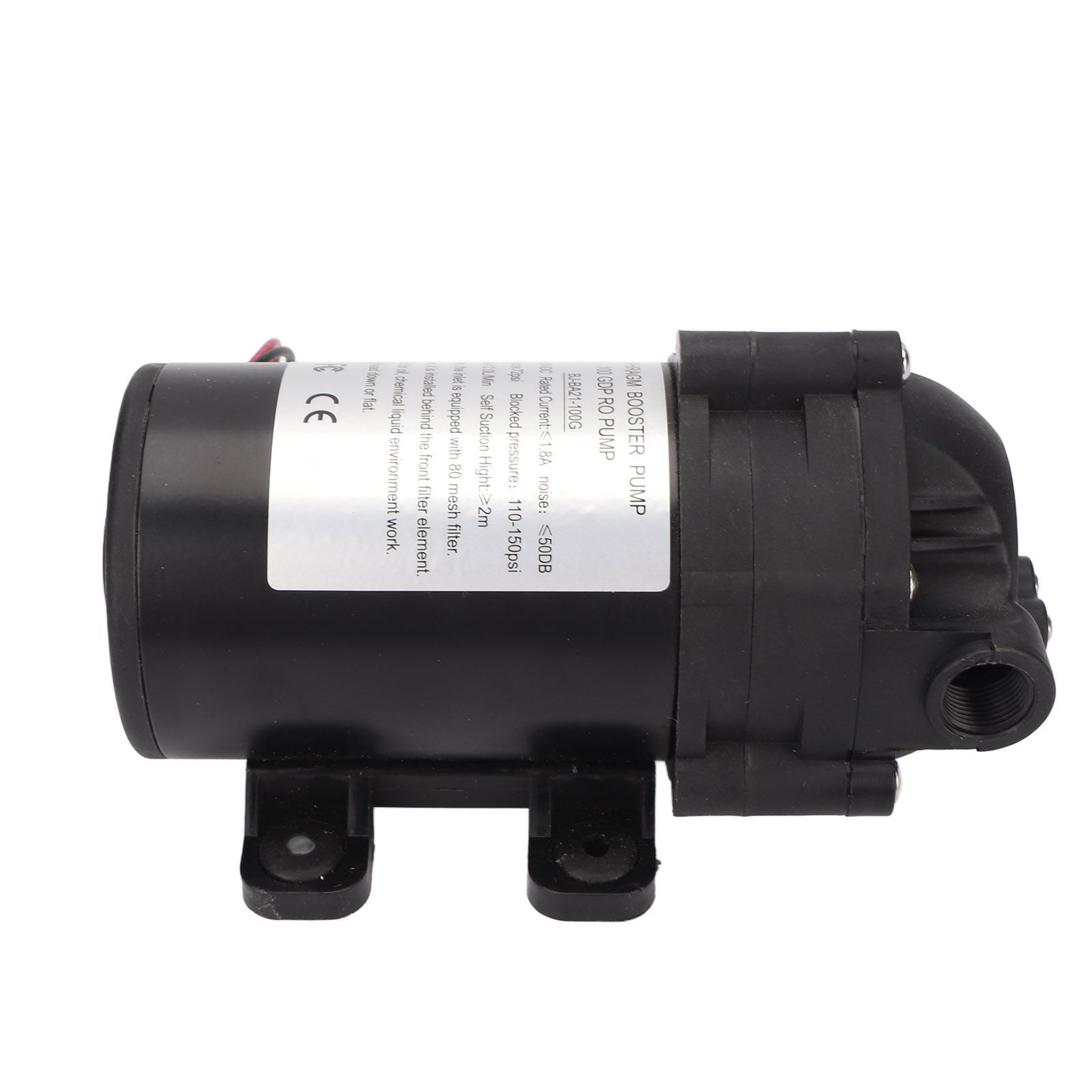 Self Priming Pump Water Booster Diaphragm Pressure G3/8 Female Thread Kitchen view 15