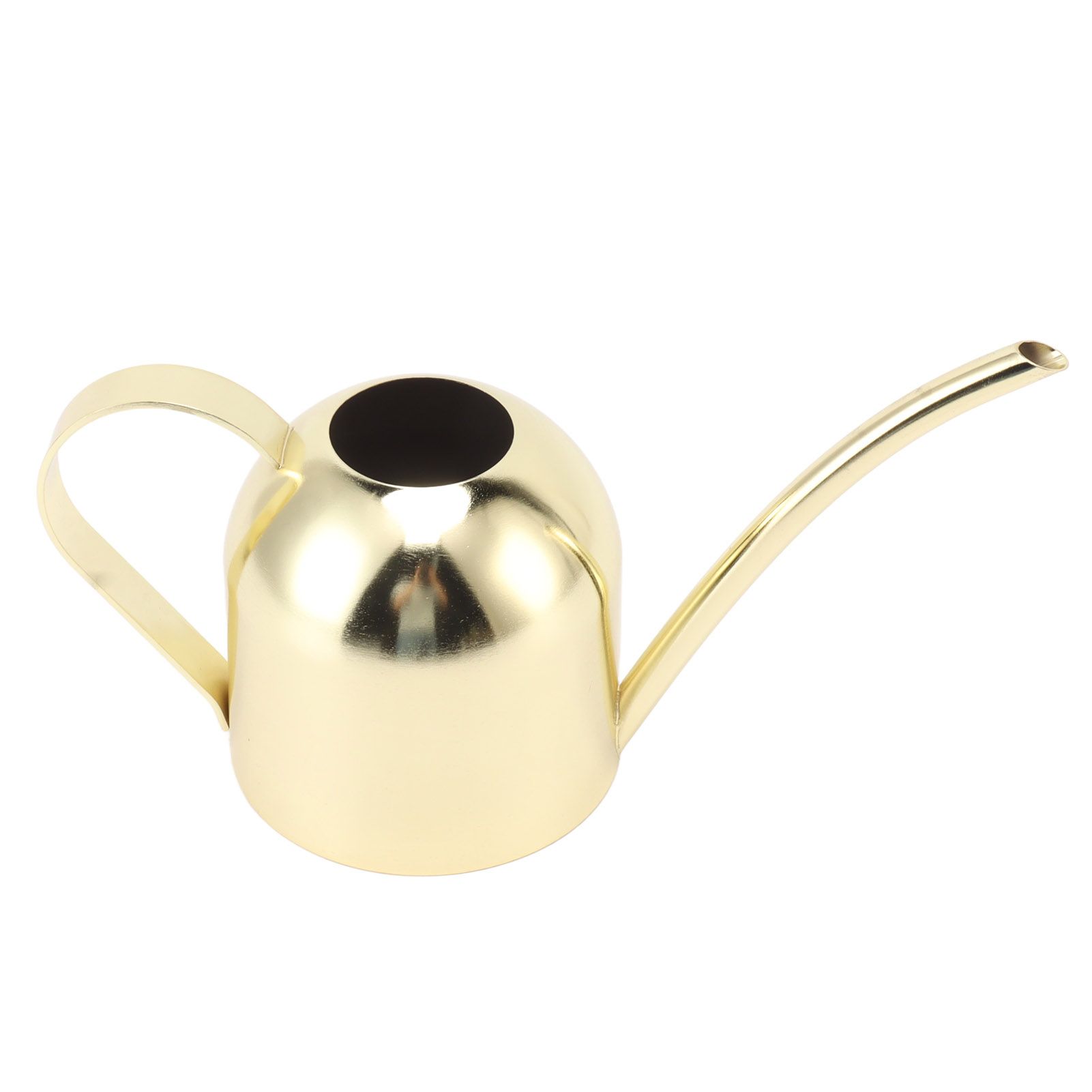 Watering Can Stainless Steel Sprinkling Pot Large Capacity Long Spout for view 2