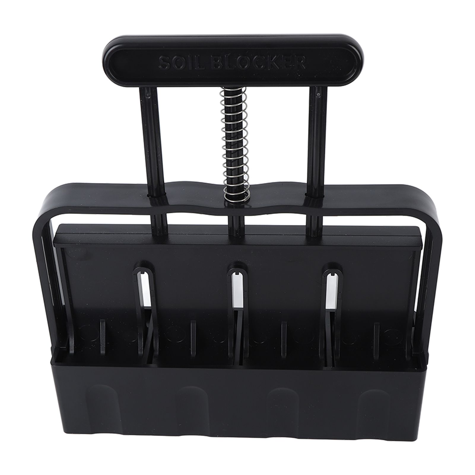 Soil Block Maker with Comfortable Handel ABS 4 Cell Soil Blocking Tool for