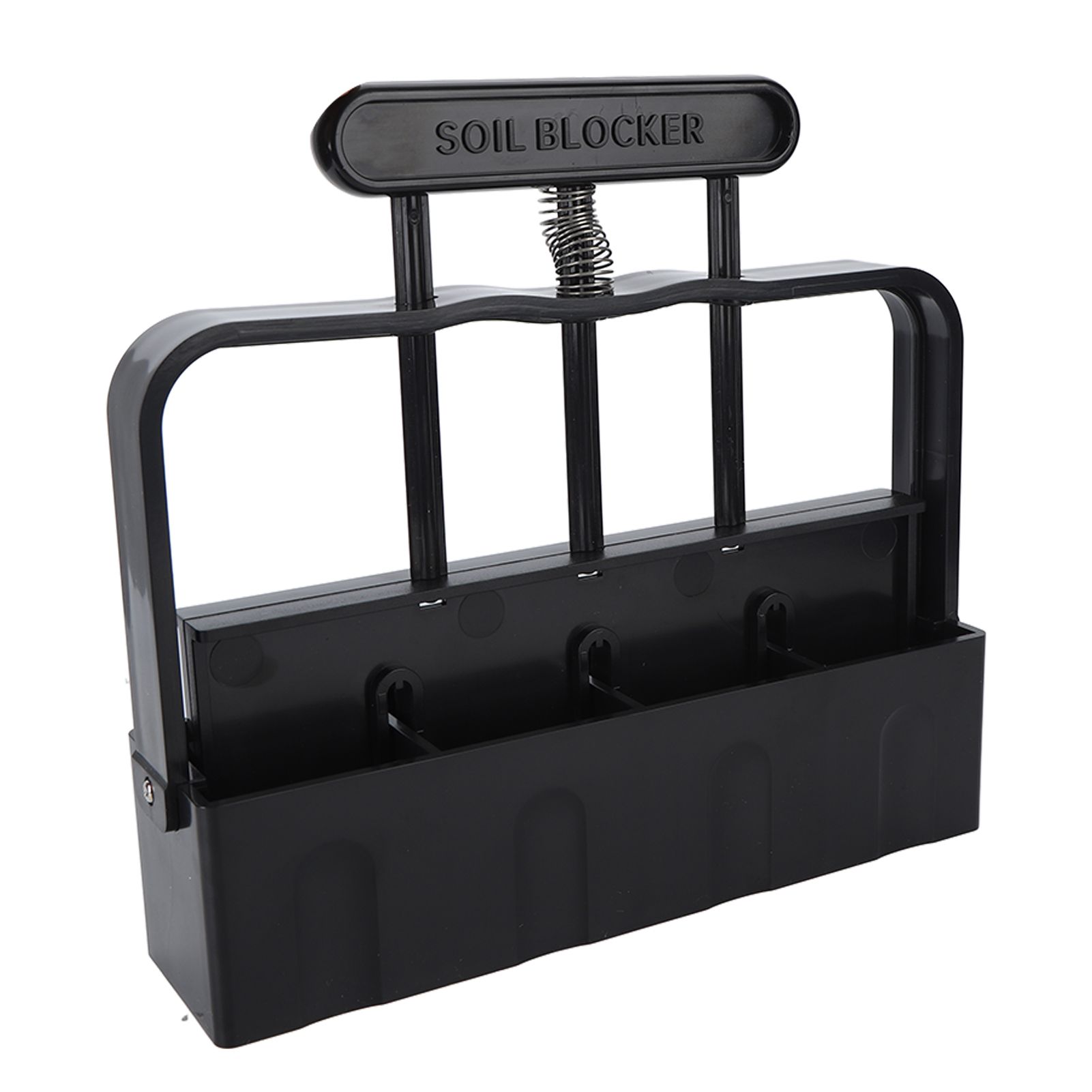 Soil Block Maker with Comfortable Handel ABS 4 Cell Soil Blocking Tool for view 2