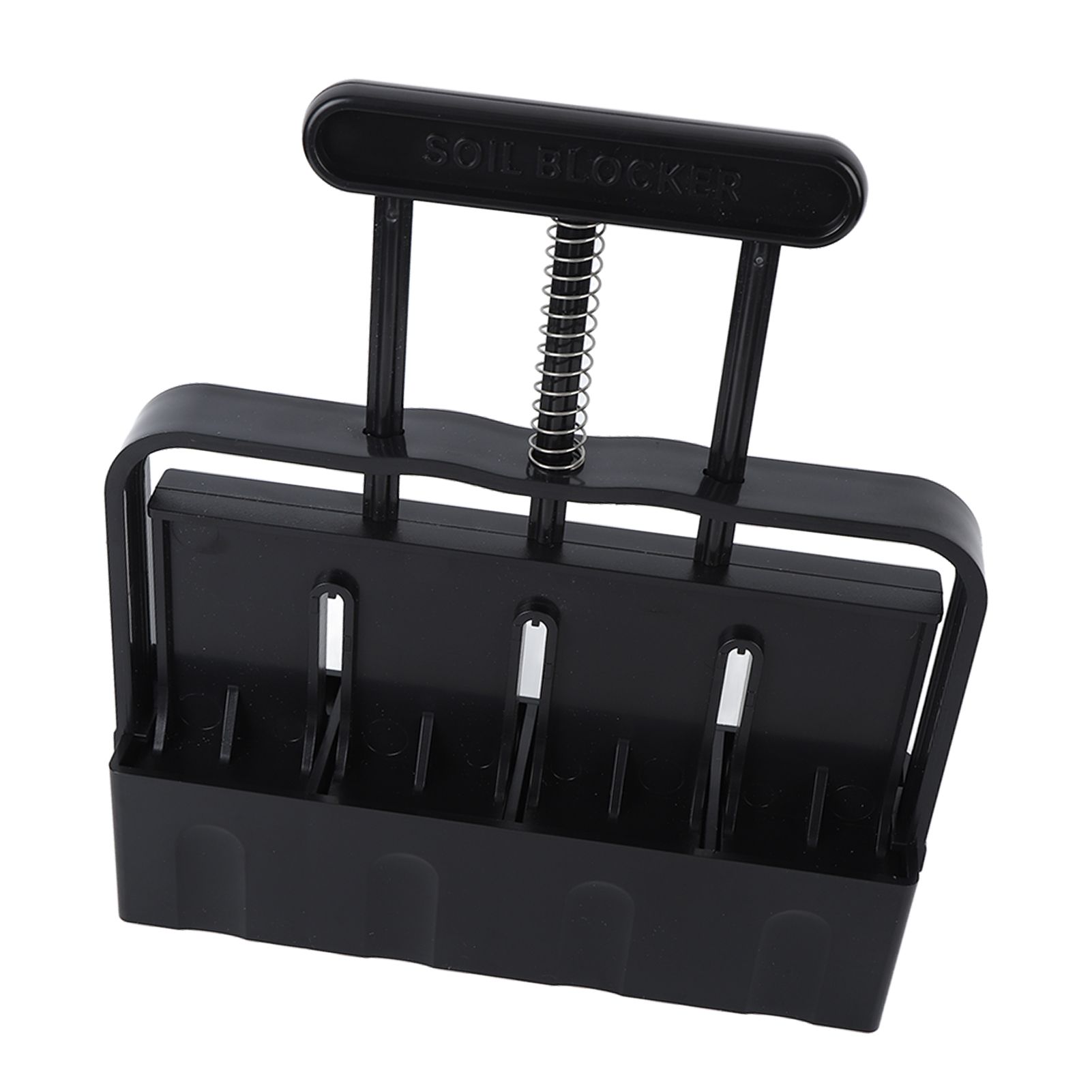 Soil Block Maker with Comfortable Handel ABS 4 Cell Soil Blocking Tool for view 3