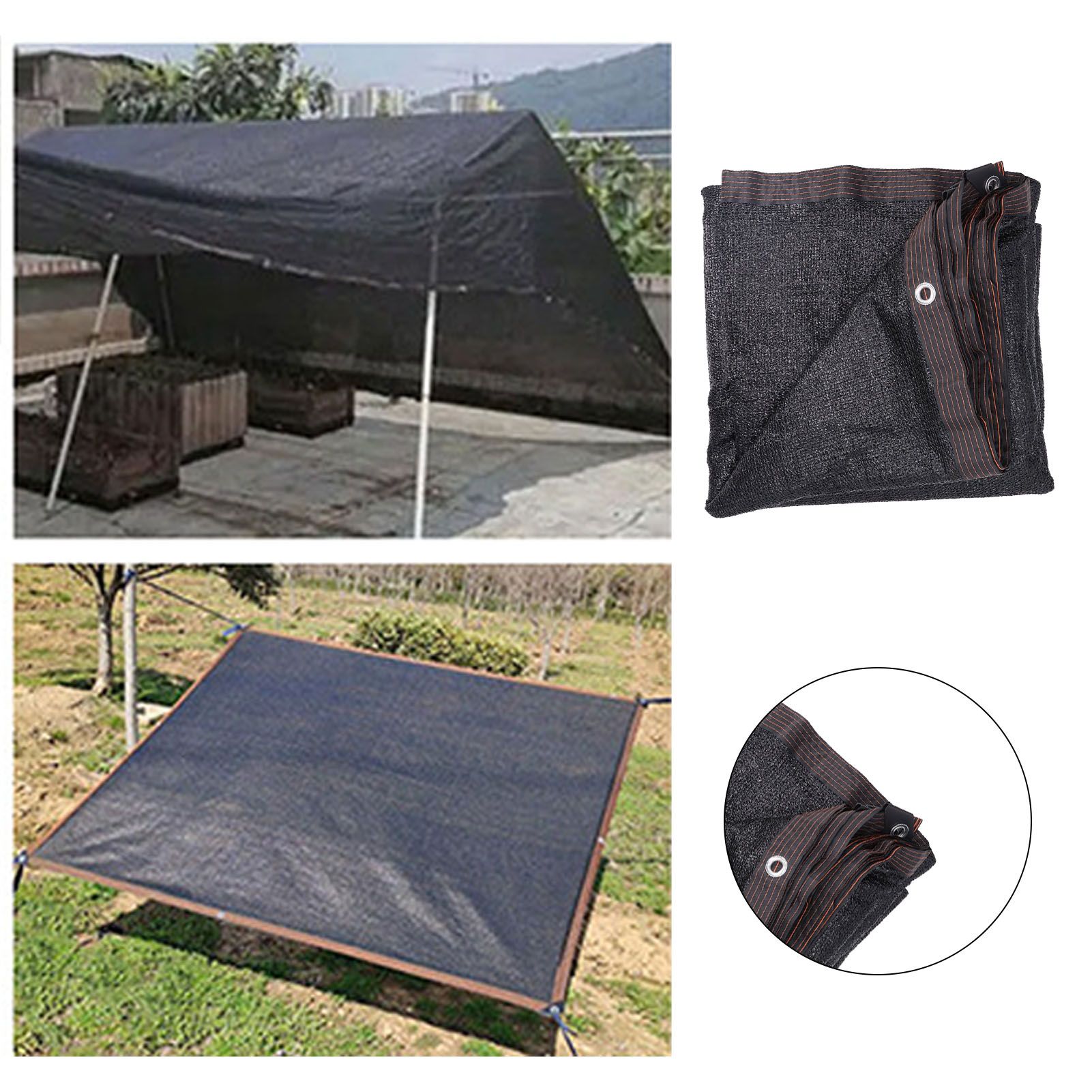 Sun Shade Sail UV Proof Anti Aging Breathable Rain Proof Portable Sun Sail for view 11