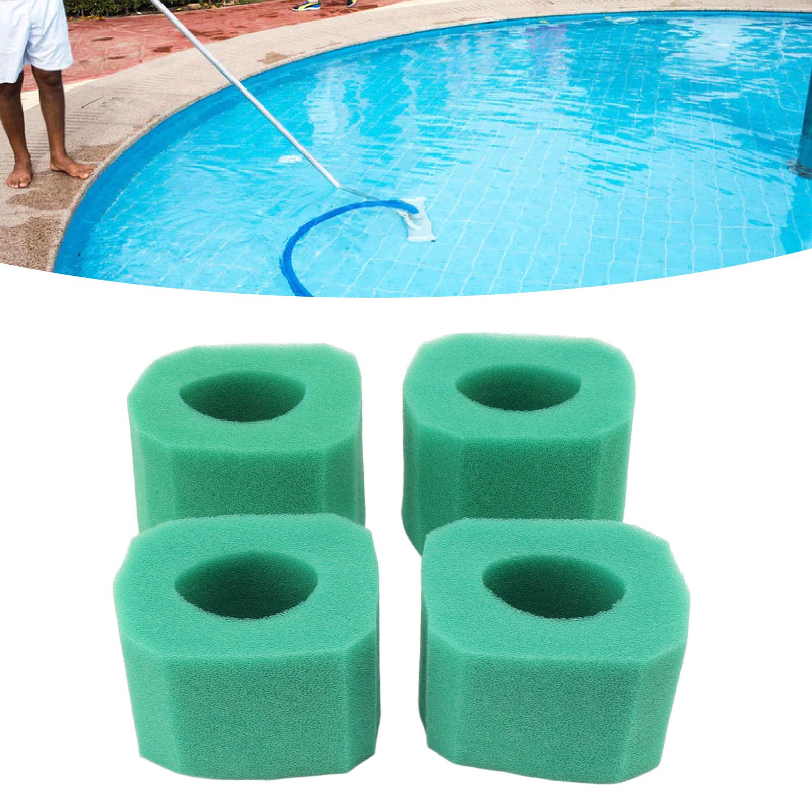 4pcs Pool Filter Cartridge Sponge Reusable Durable Practical Filter Foam for view 11