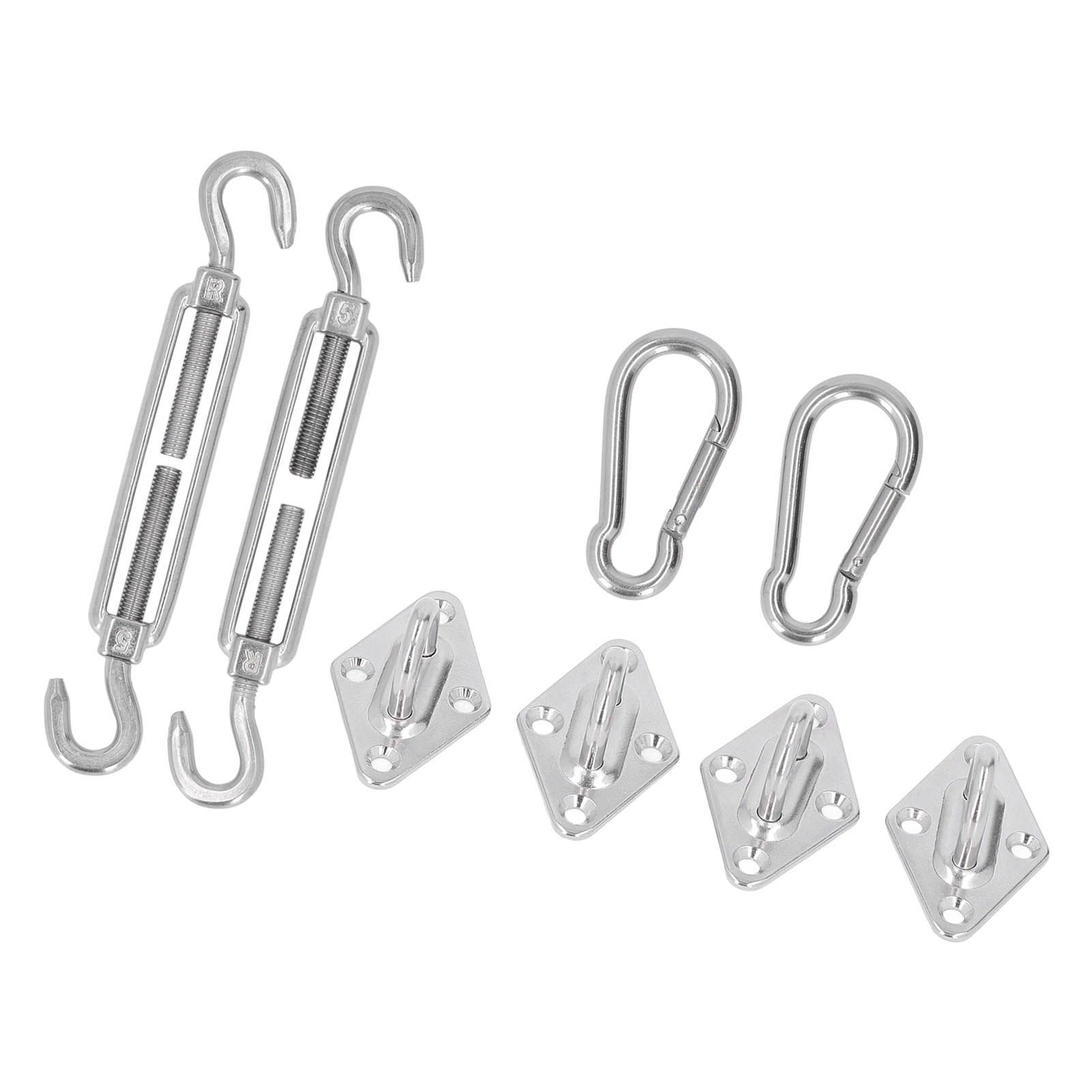 Sun Shade Sail Hardware Kit Canopy Installation Buckle Set for Rectangle and view 4