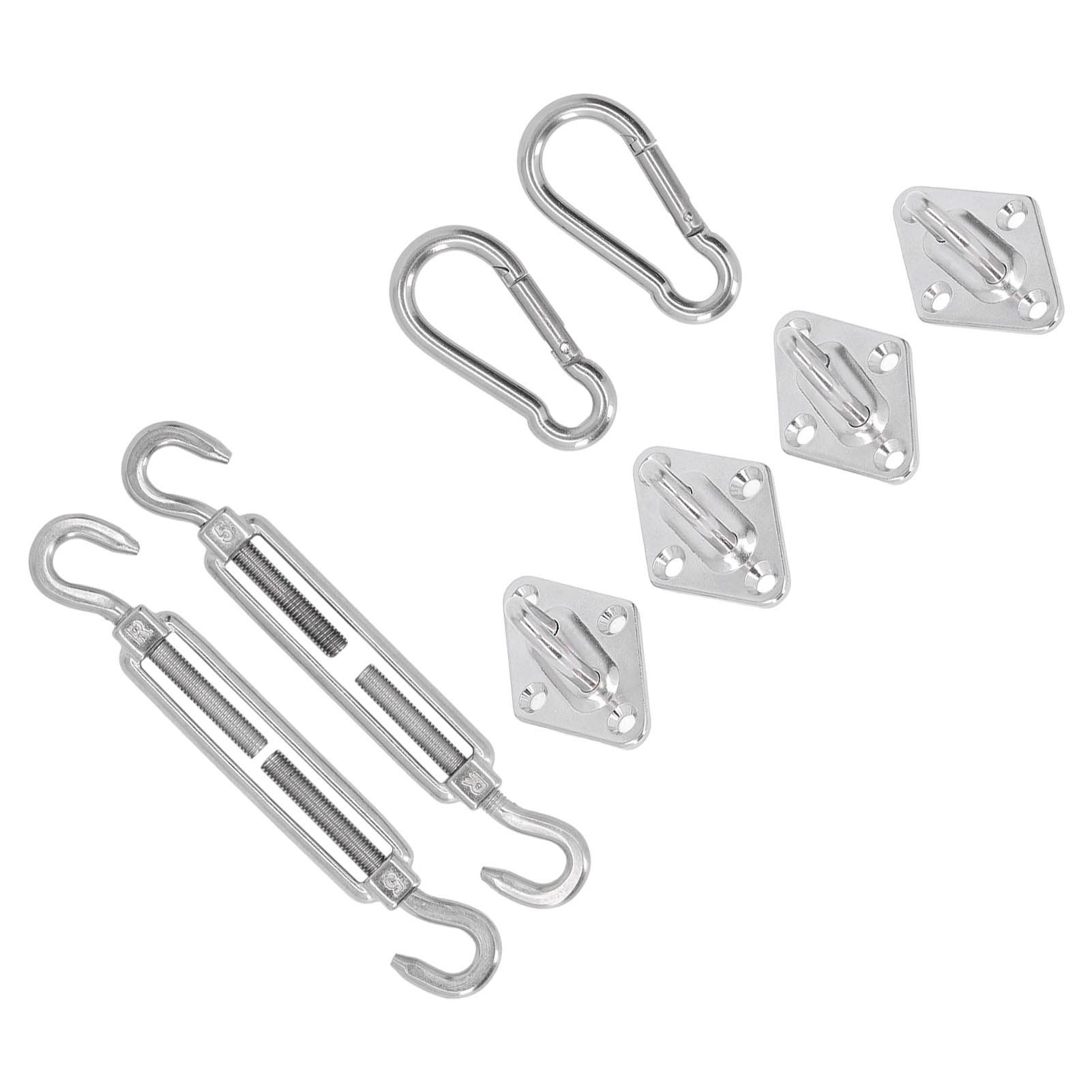Sun Shade Sail Hardware Kit Canopy Installation Buckle Set for Rectangle and view 7