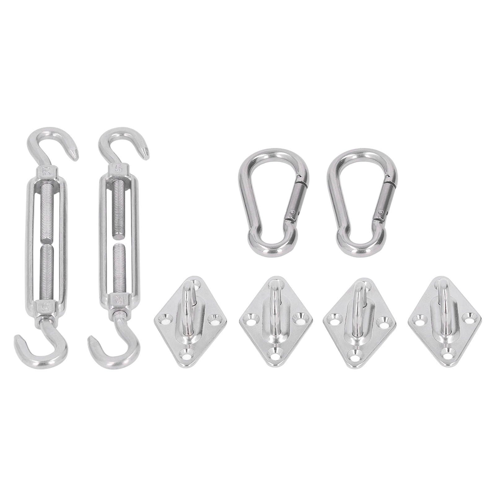 Sun Shade Sail Hardware Kit Canopy Installation Buckle Set for Rectangle and view 10