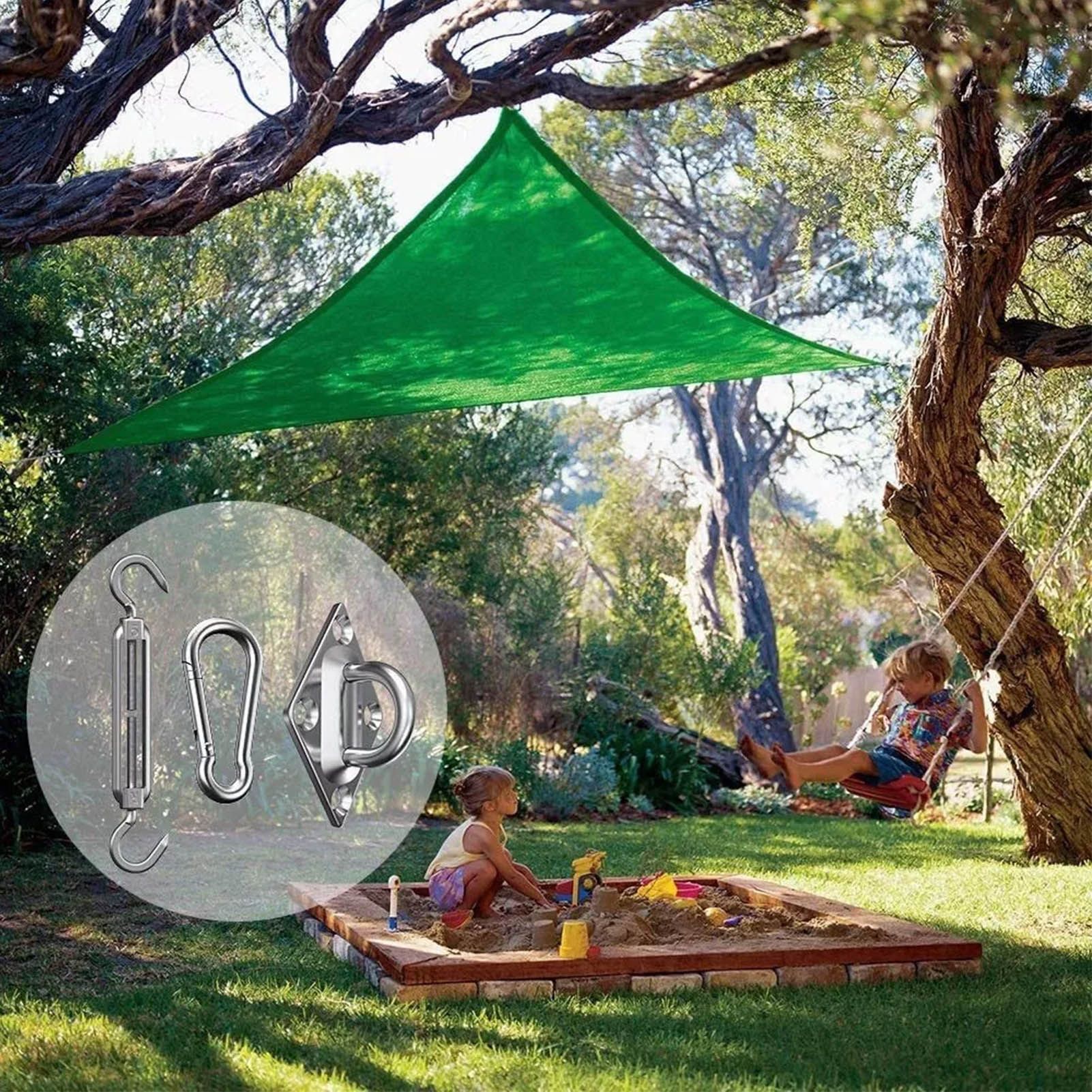 Sun Shade Sail Hardware Kit Canopy Installation Buckle Set for Rectangle and view 12