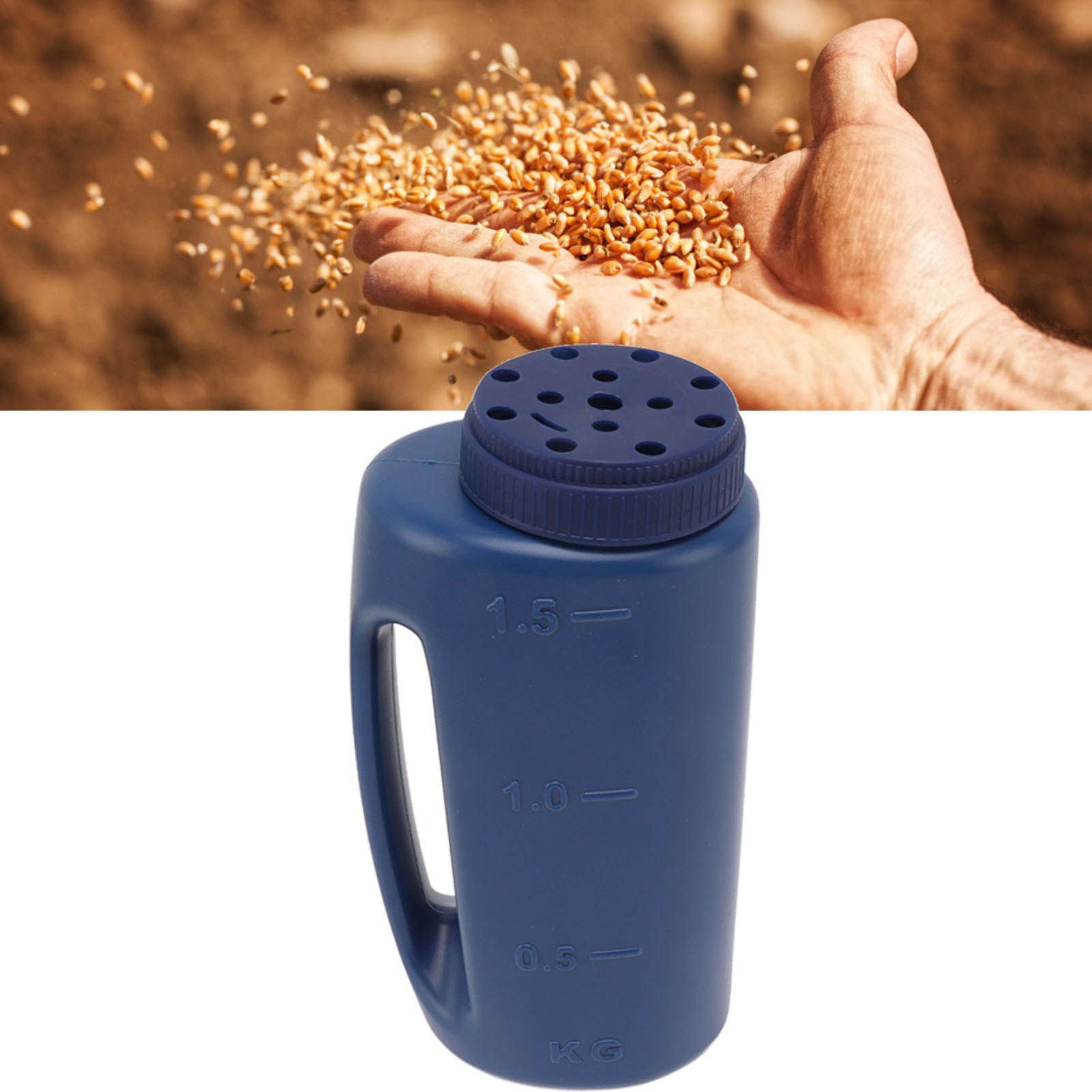 Handheld Fertilizer Spreader Hand Held Grass Seed Spreader Crop Spreading Salt view 11