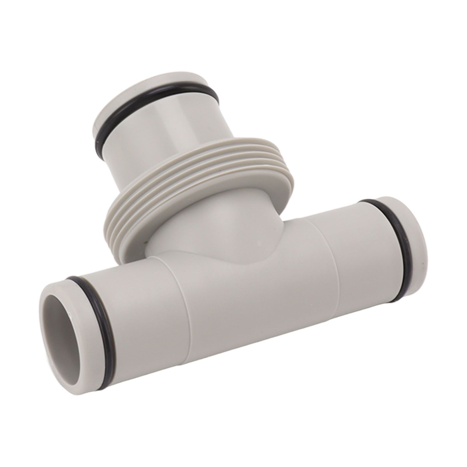 Pool Hose Adapter T Shape Threaded Pump Connector 1.5in to 1.25in Connection view 5