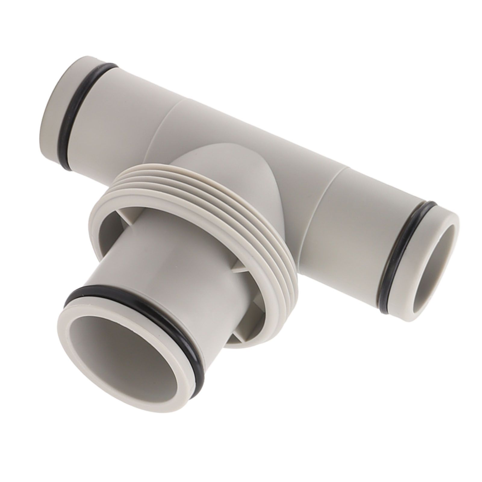 Pool Hose Adapter T Shape Threaded Pump Connector 1.5in to 1.25in Connection view 6