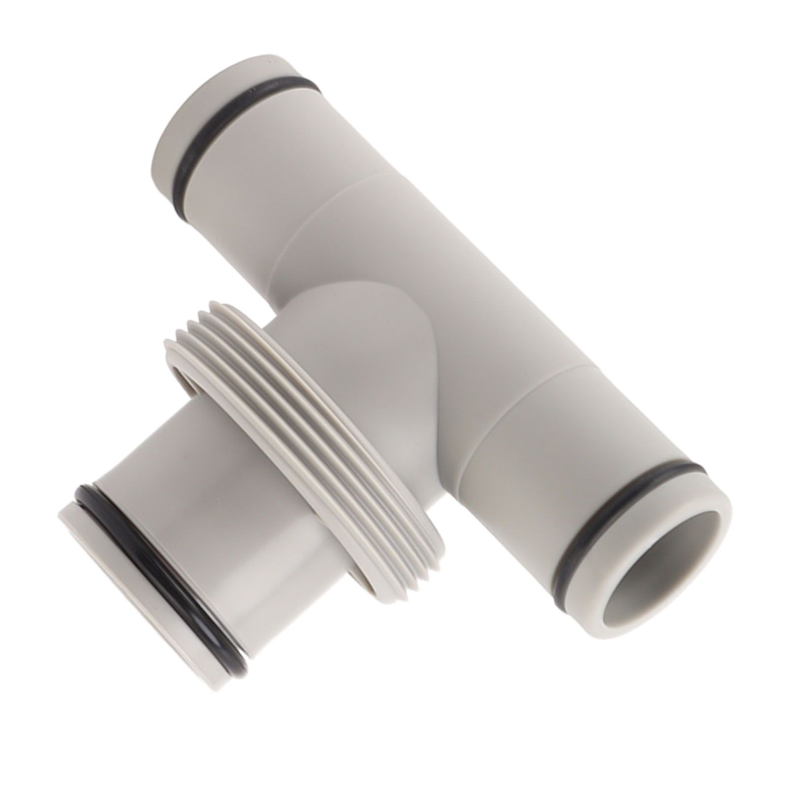 Pool Hose Adapter T Shape Threaded Pump Connector 1.5in to 1.25in Connection view 7