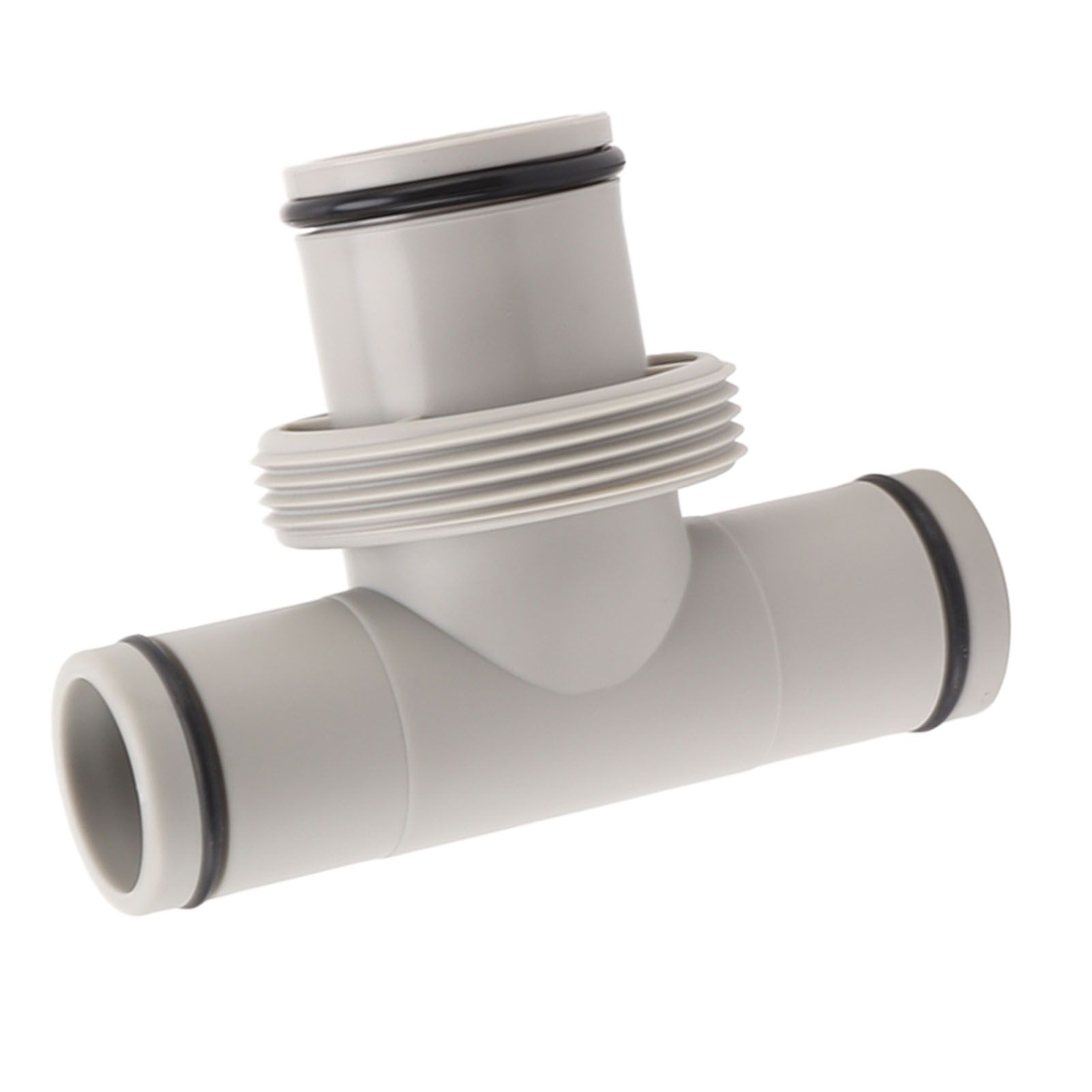 Pool Hose Adapter T Shape Threaded Pump Connector 1.5in to 1.25in Connection view 10