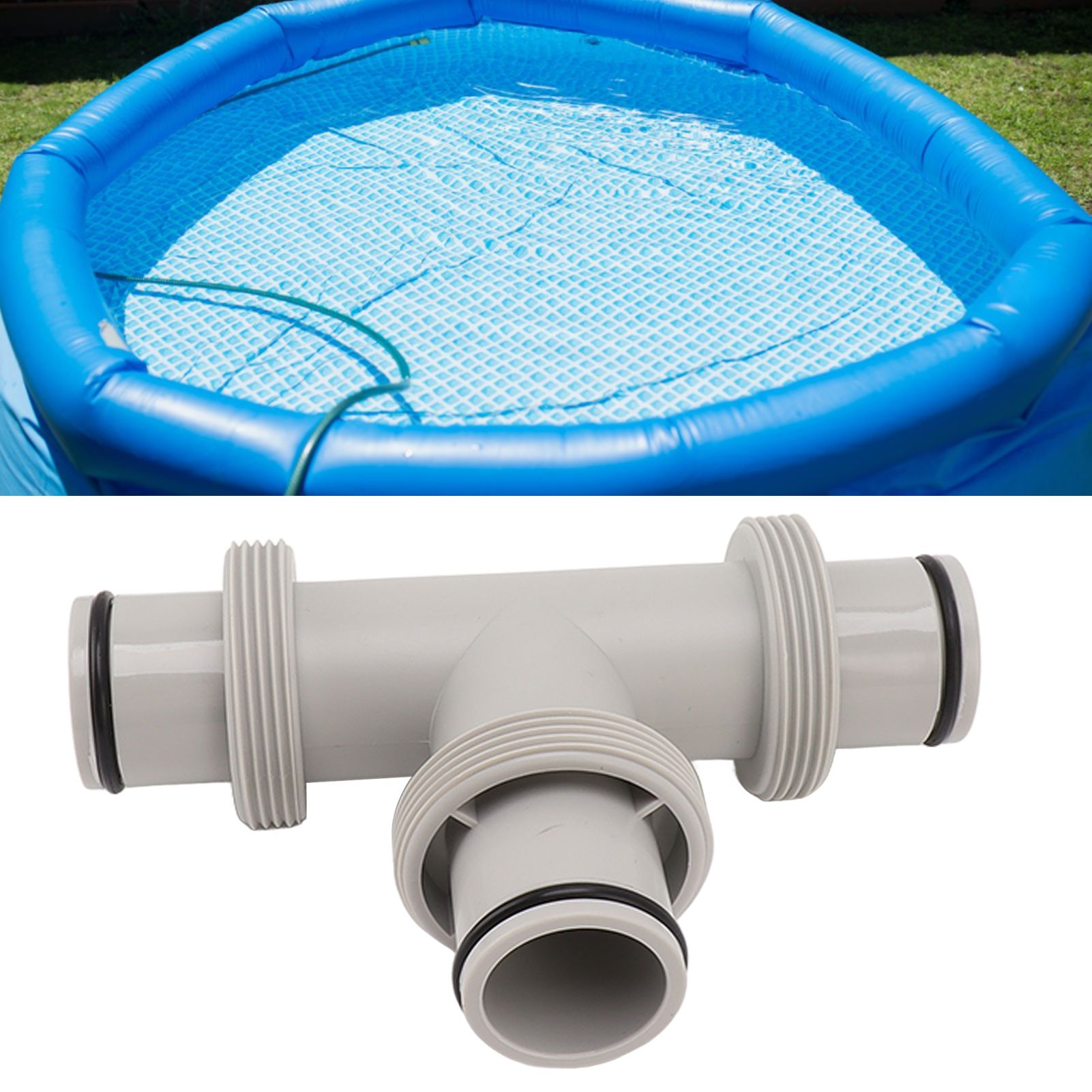 Split Swimming Pool Hose Plunger Valve 2 in 1 T Shape Hose Plunger Valve view 11