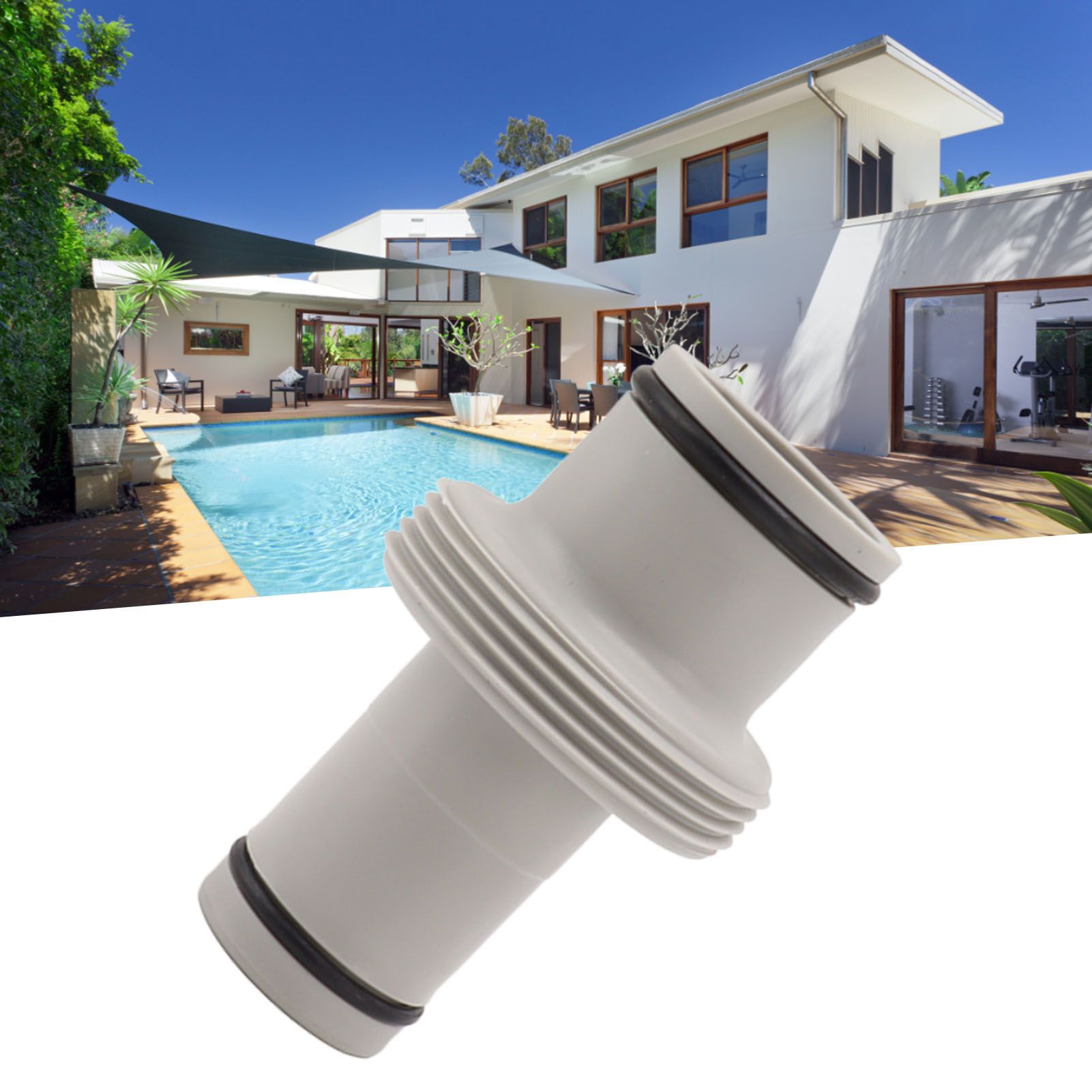 Hose Plunger 1.25in to 1.5in Pool Hose Adapter Swimming Pool Hose Plunger for view 12