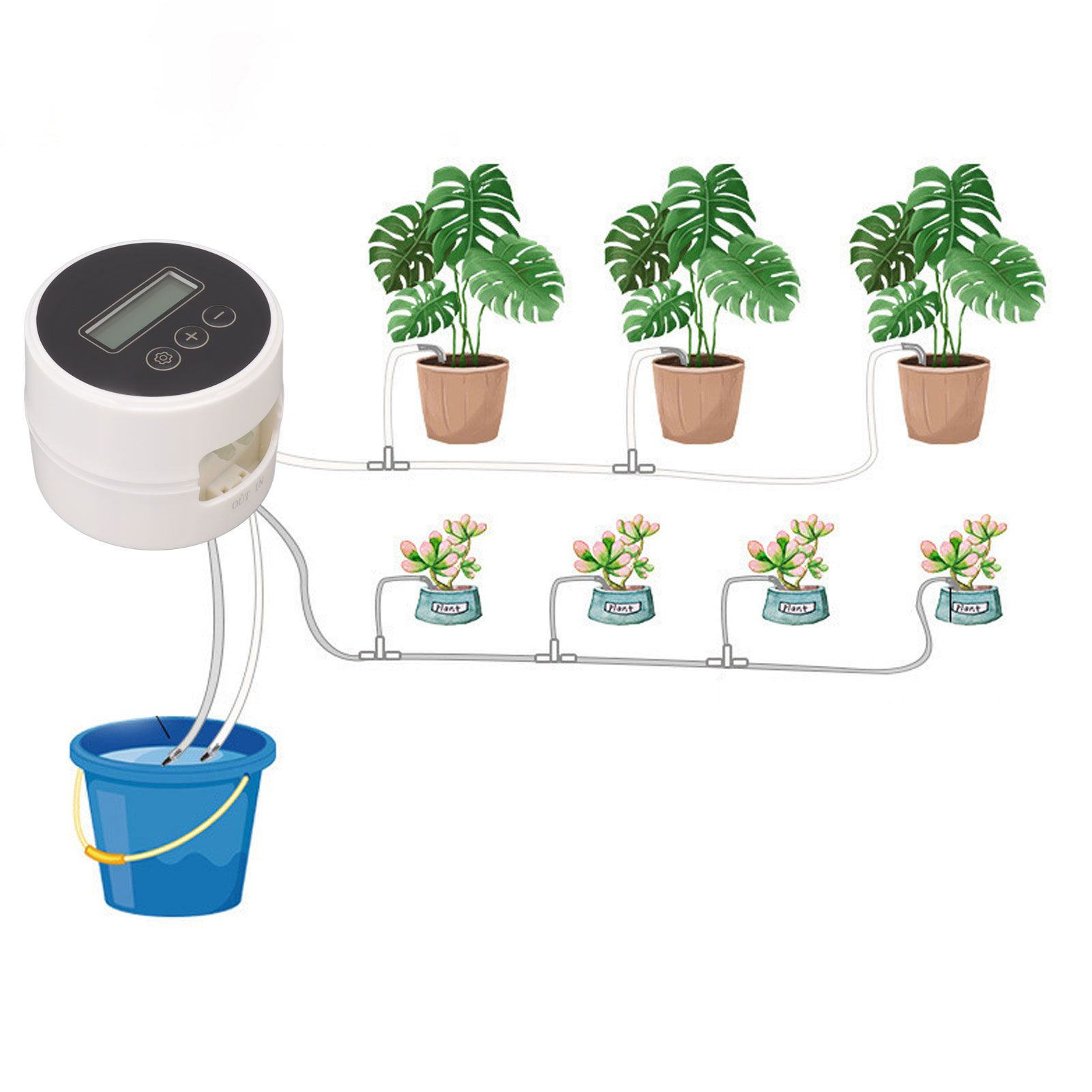 Black Timer Indoor Automatic Watering Device System Automatic Irrigation view 11