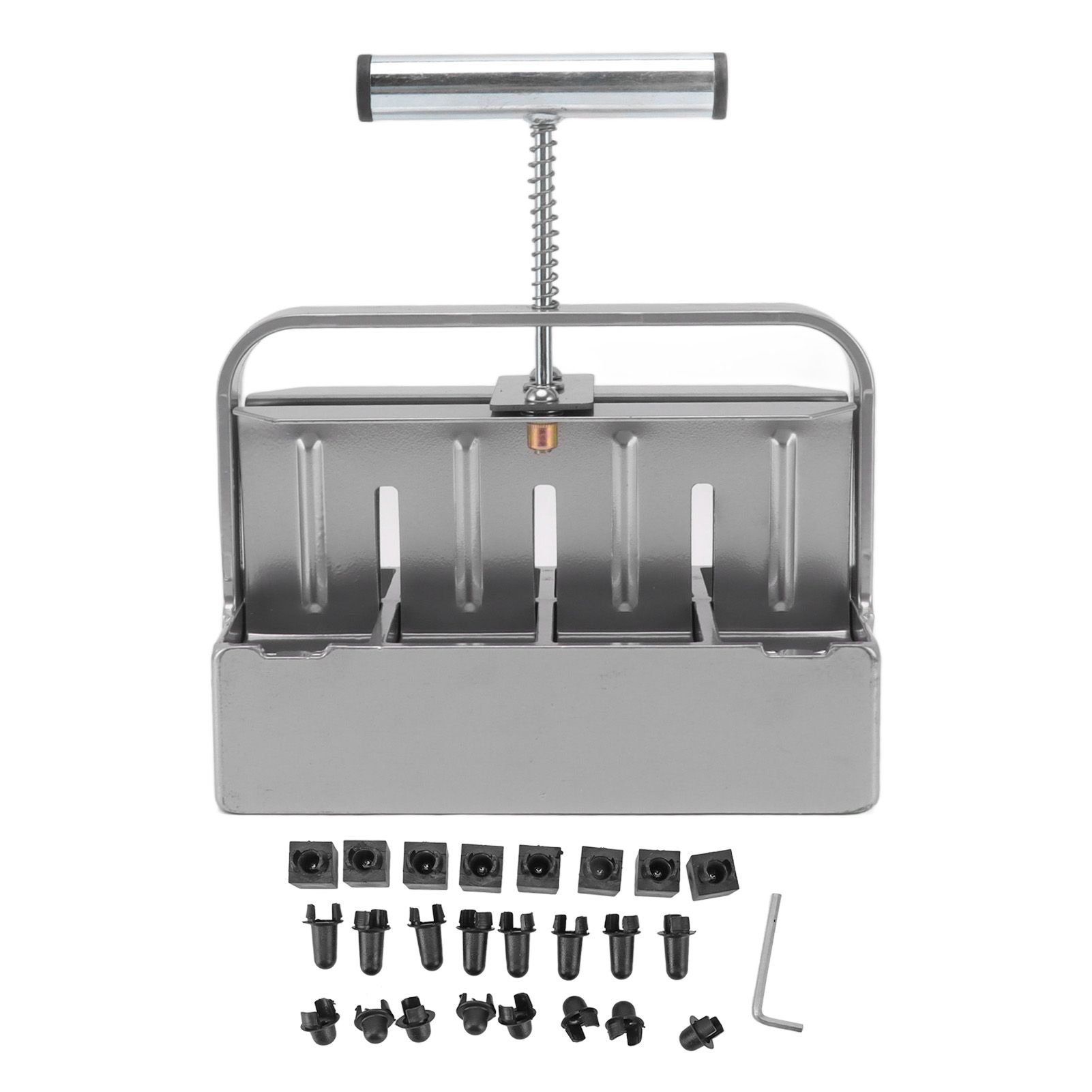 Soil Blocker with Comfortable Handle Manual 8 Cell Soil Block Maker for