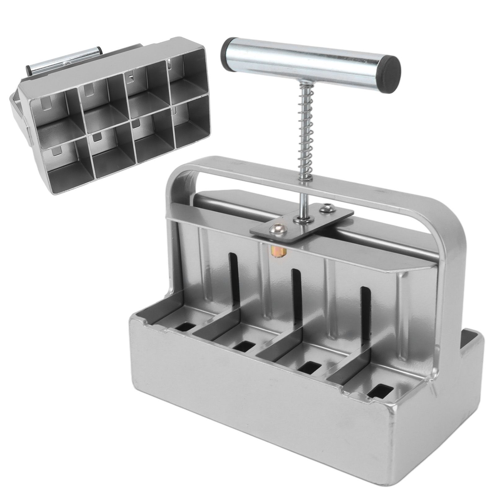 Soil Blocker with Comfortable Handle Manual 8 Cell Soil Block Maker for view 9