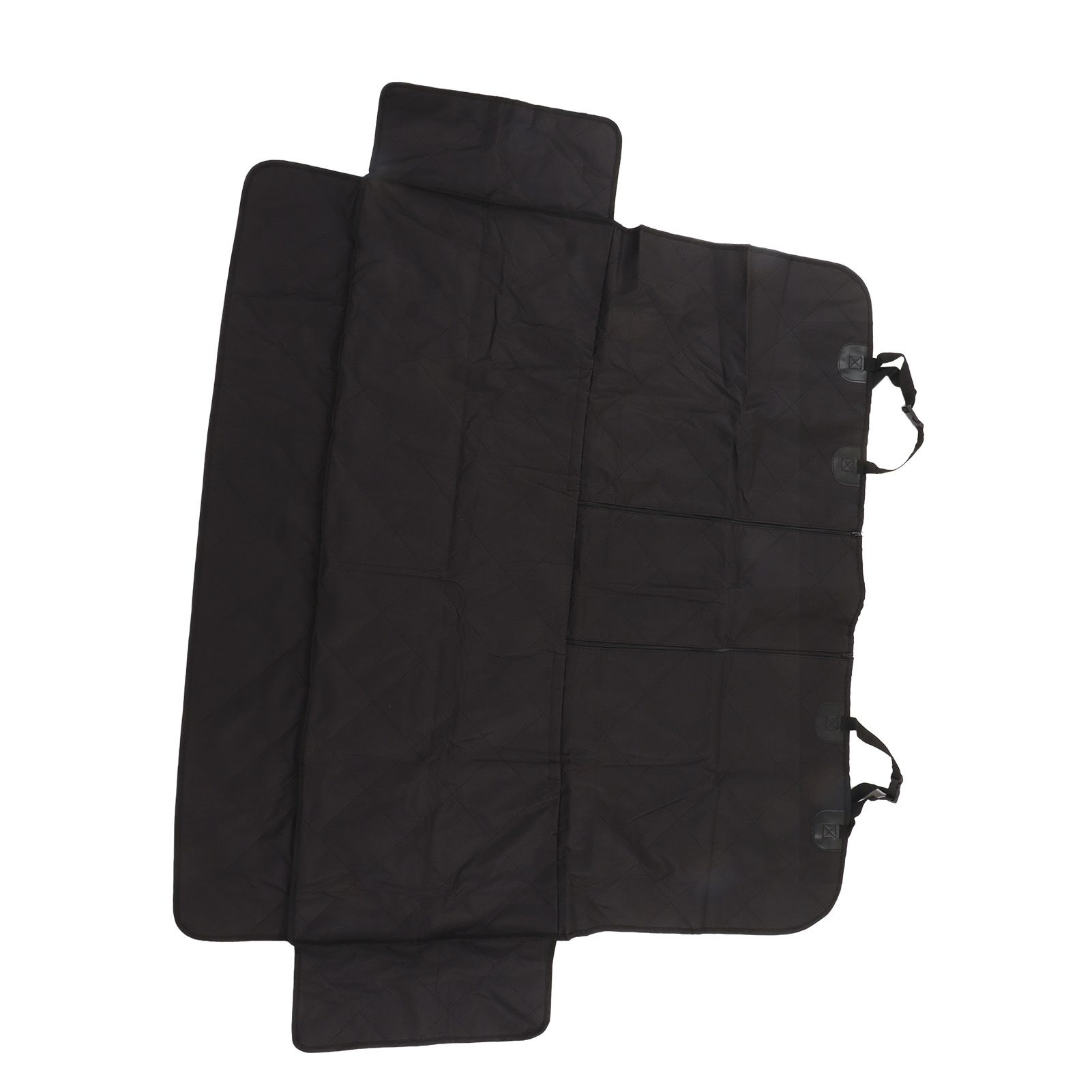 Dog Car Seat Cover Soft Waterproof Oxford Cloth Breathable Foldable Car Back view 2