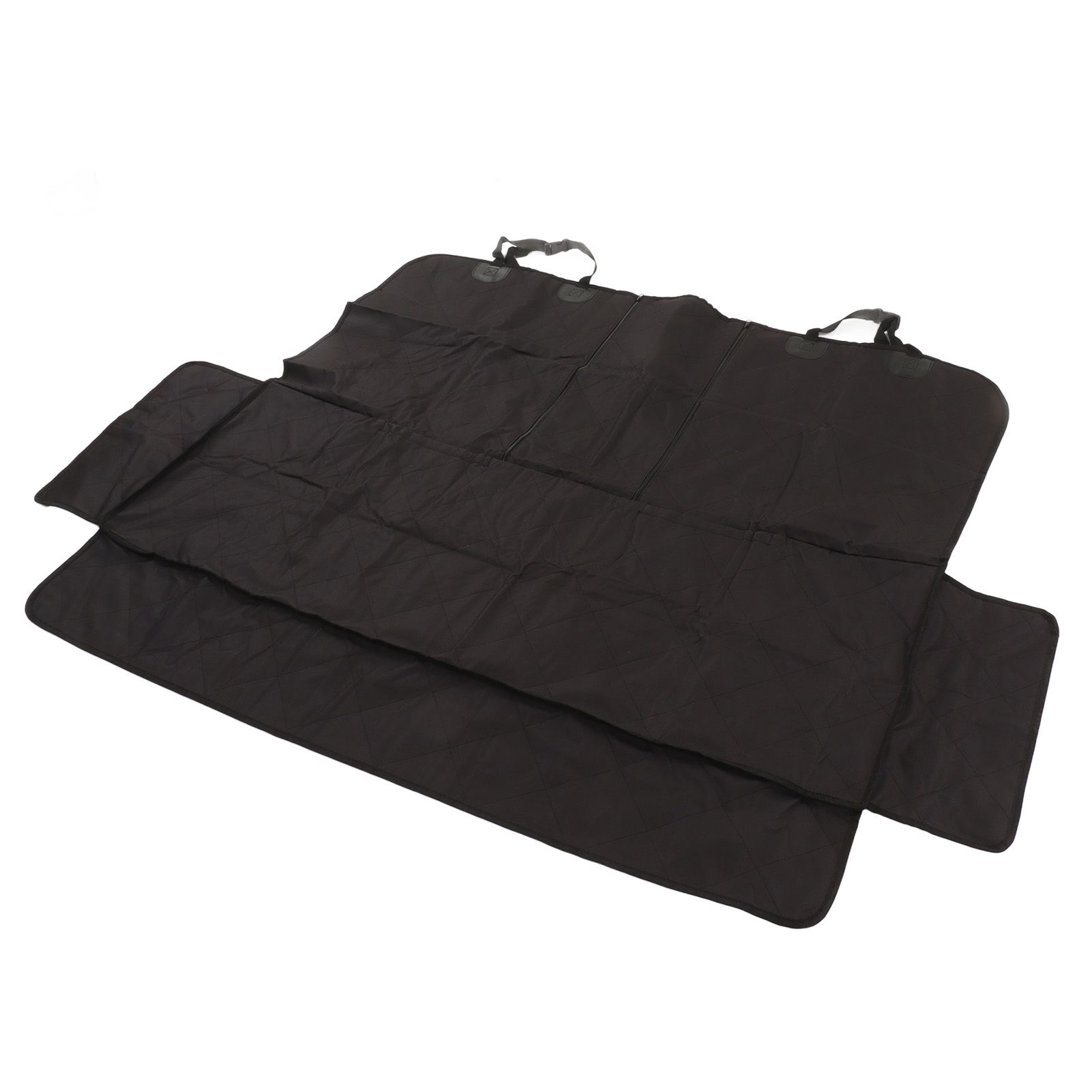 Dog Car Seat Cover Soft Waterproof Oxford Cloth Breathable Foldable Car Back view 6
