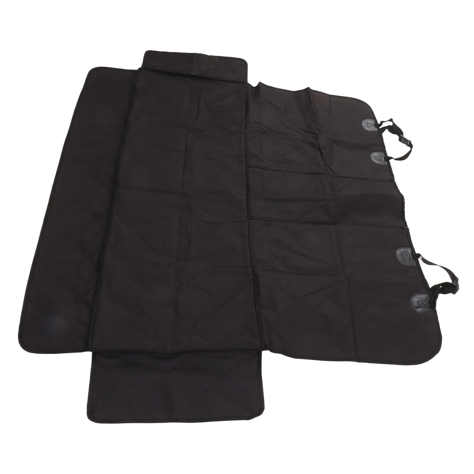 Dog Car Seat Cover Soft Waterproof Oxford Cloth Breathable Foldable Car Back view 8