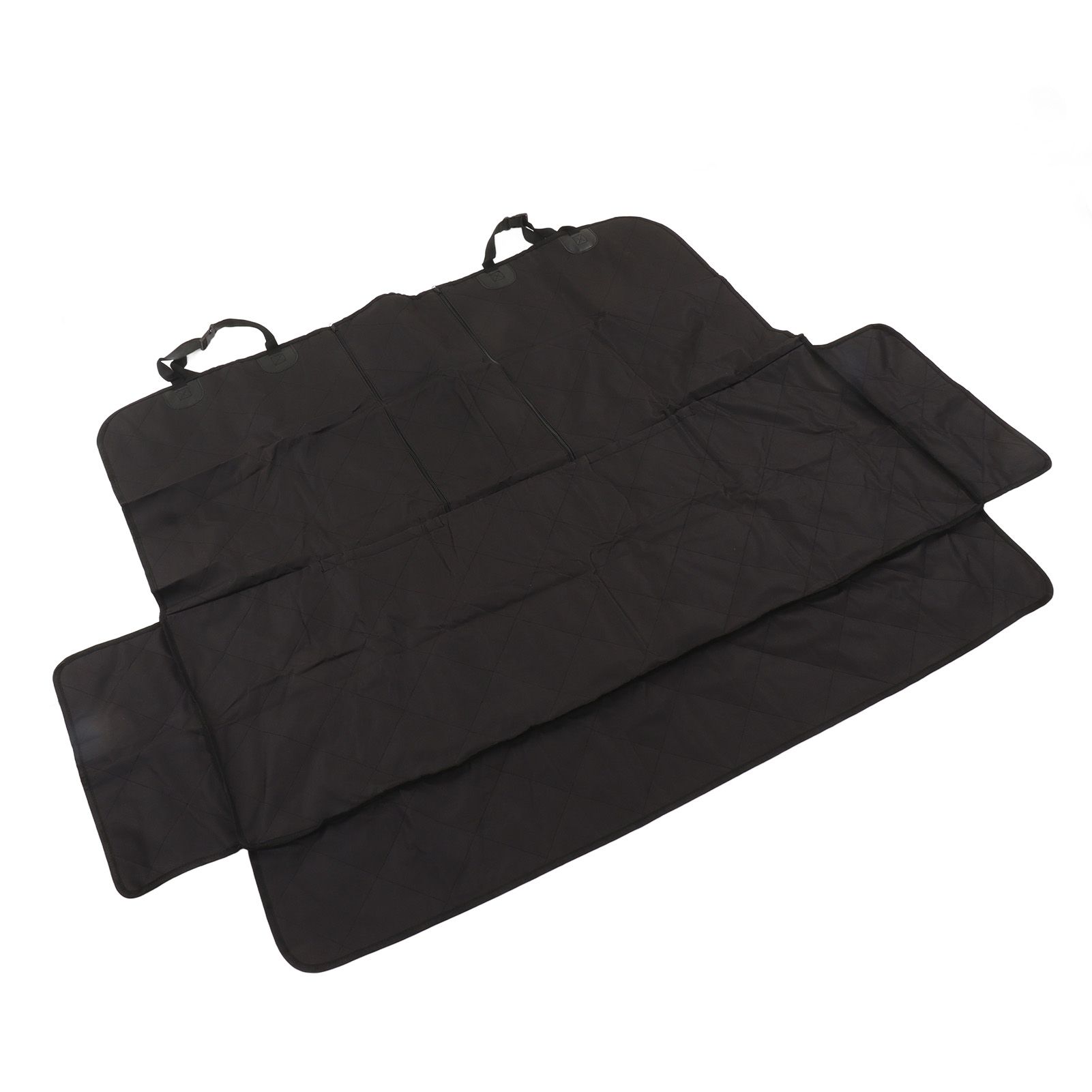 Dog Car Seat Cover Soft Waterproof Oxford Cloth Breathable Foldable Car Back view 9