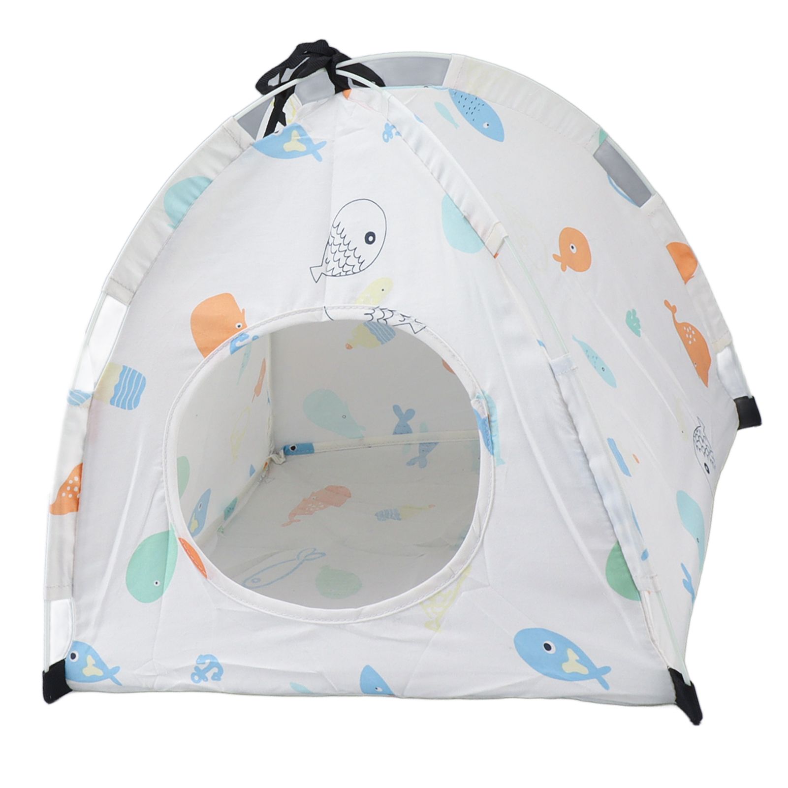 Pet Tent Cartoon Print Detachable Washable Portable Cat Tents for Cats Puppy view 6
