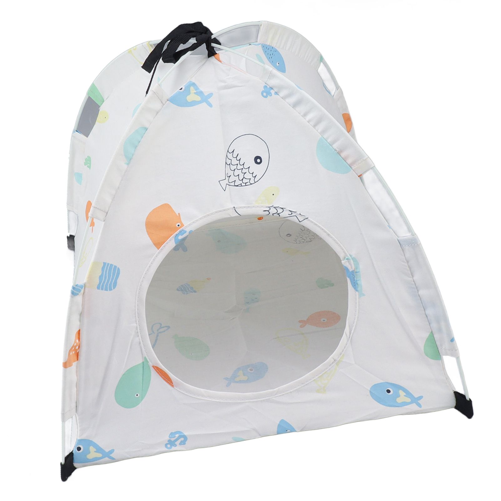 Pet Tent Cartoon Print Detachable Washable Portable Cat Tents for Cats Puppy view 10