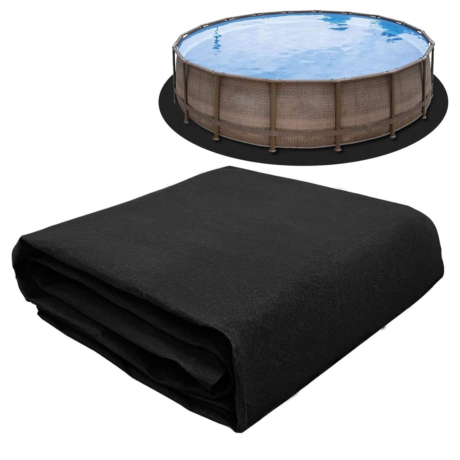 Round Swimming Pool Mat Swim Pool Liner Pad Ground Pool Felt Protection Cloth view 12