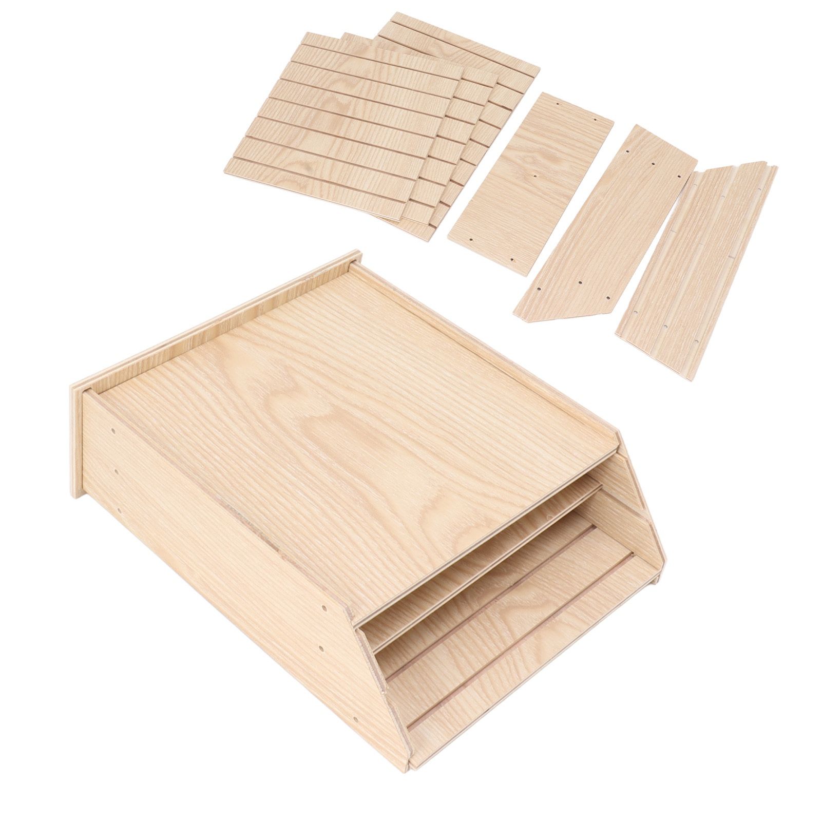 Bat House Handcrafted Weatherproof Corrosion Protection Wooden Bat Box for view 9