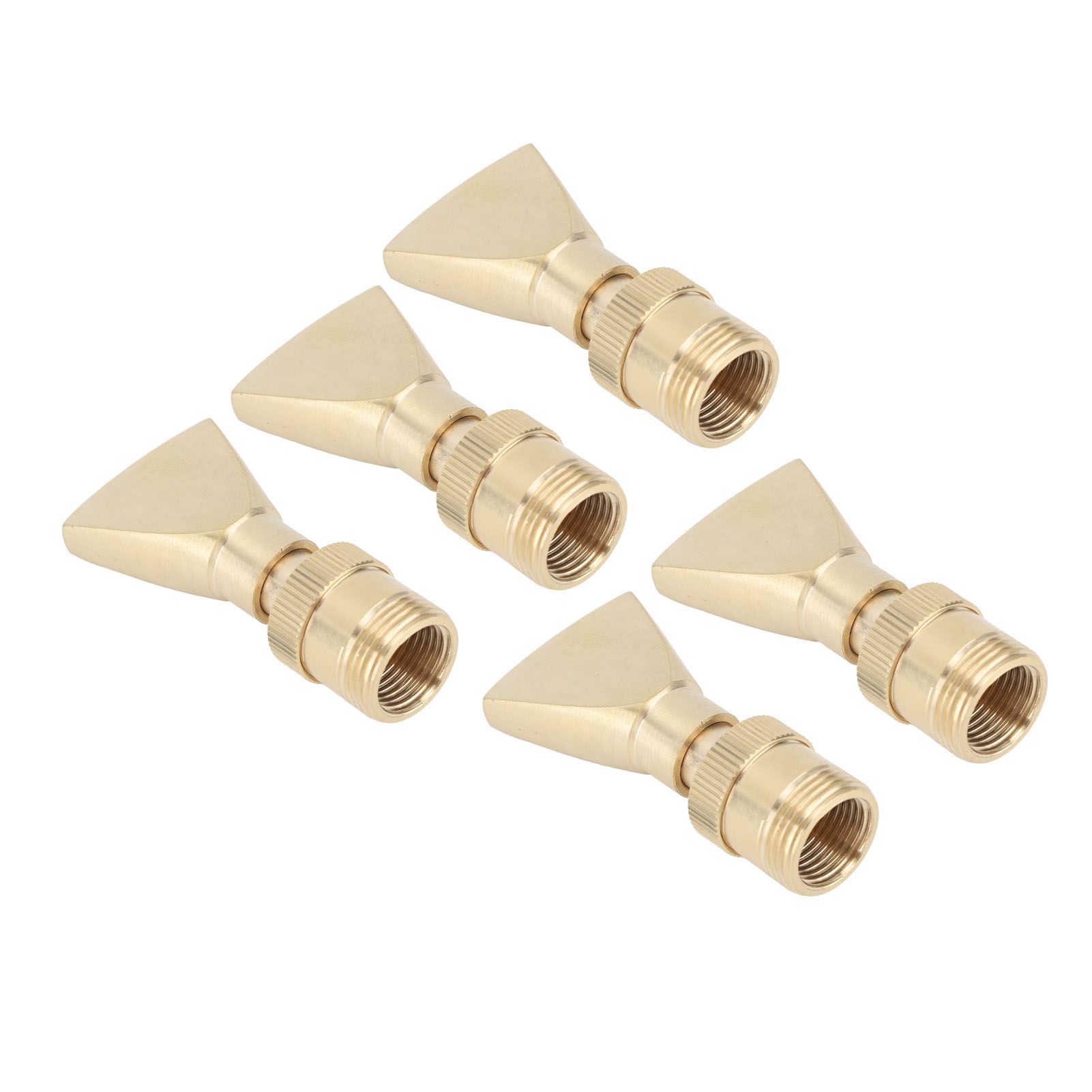 5Pcs Brass Fountain Nozzles Fan Shaped Water Fountain Nozzle Exquisite view 2