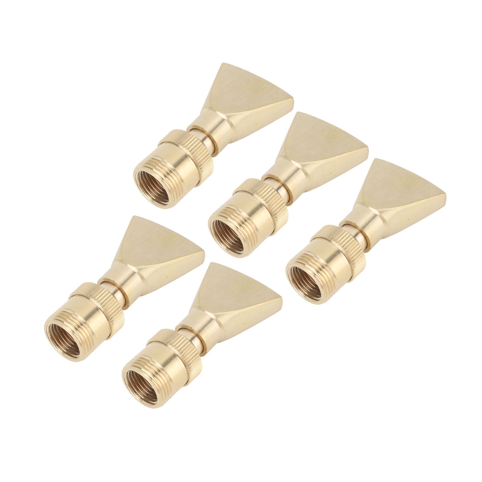 5Pcs Brass Fountain Nozzles Fan Shaped Water Fountain Nozzle Exquisite view 3