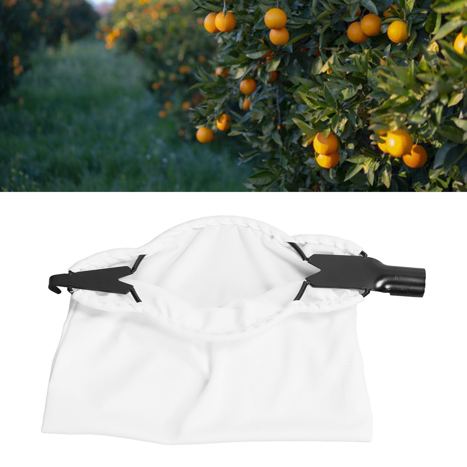 Fruit Picker Durable Head Harvest Basket Large Elastic Bag Lightweight V view 12