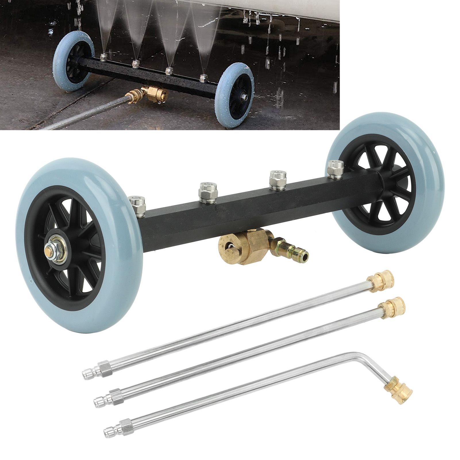 Undercarriage Cleaner Stainless Steel Brass 4000 Psi Undercarriage Cleaner view 12
