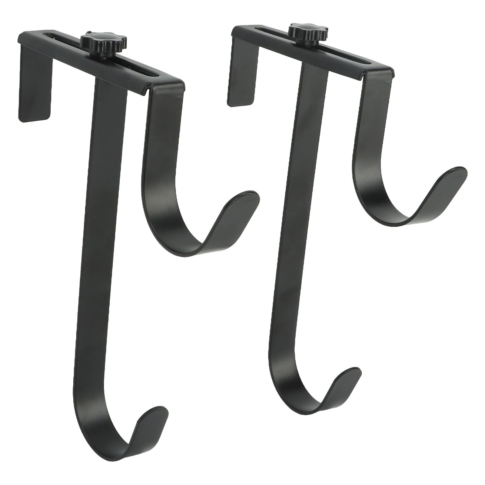 2Pcs Pool Pole Hanger Adjustable Metal Iron Pool Pole Hook Hanger Pool view 3