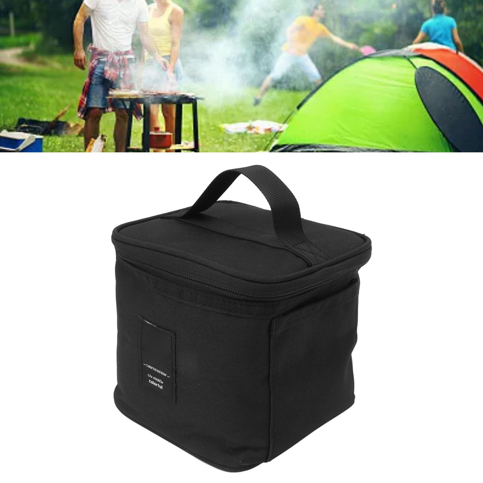Spice Bottle Carry Bag Removable Inner Divider Oxford Cloth Portable Seasoning view 11