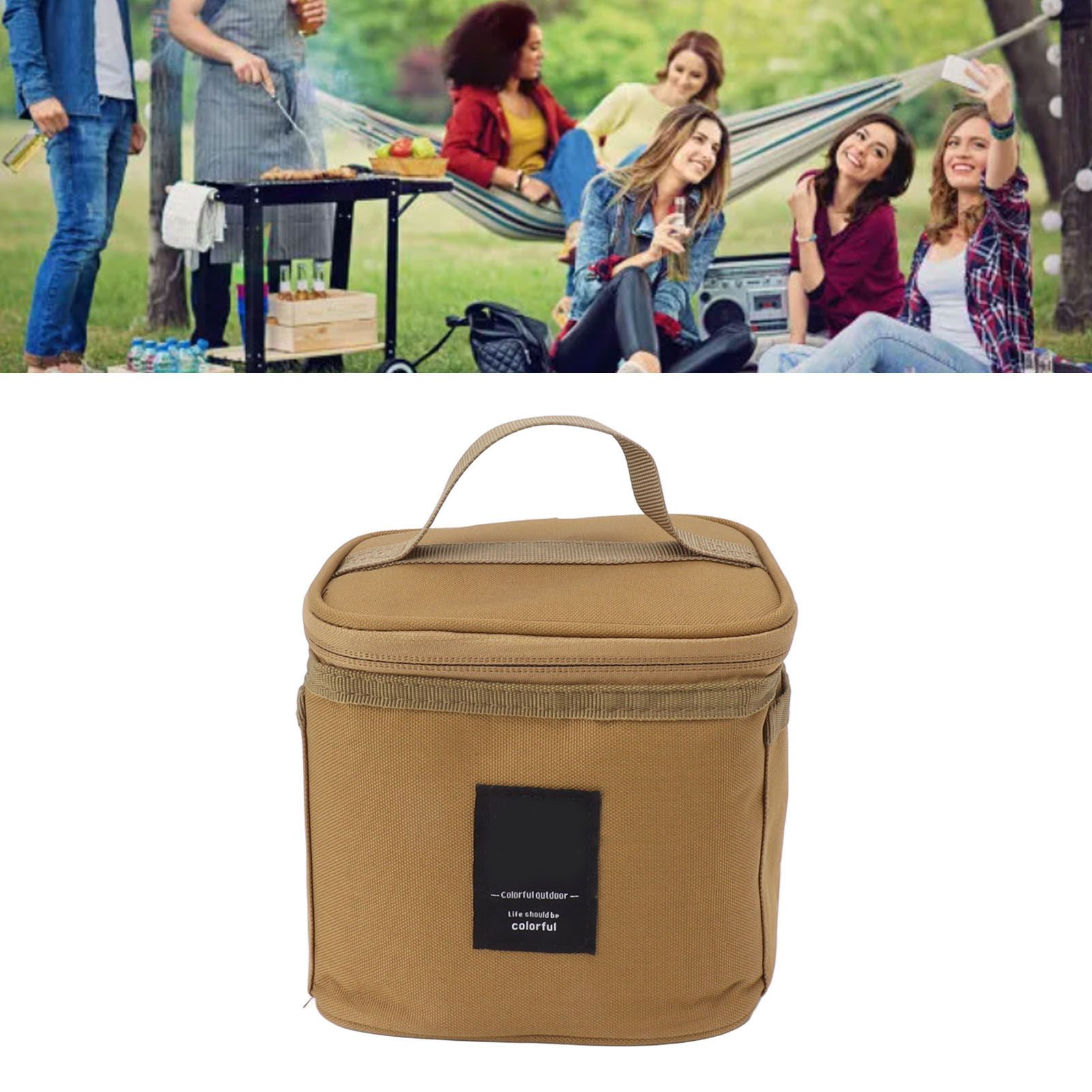 Spice Bottle Carry Bag Removable Inner Divider Oxford Cloth Portable Seasoning view 12