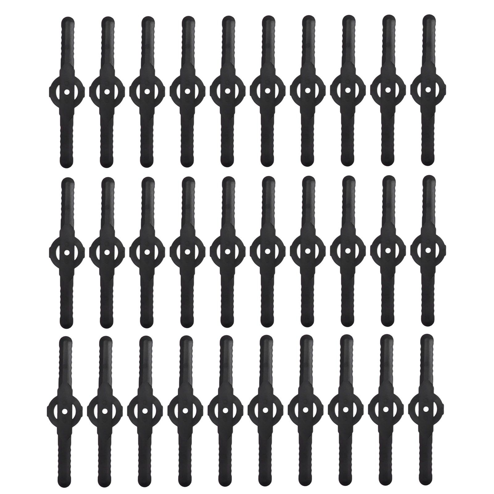30PCS Trimmer Head Blades Replace Electric Weed Trimmer Long Blade Mowing