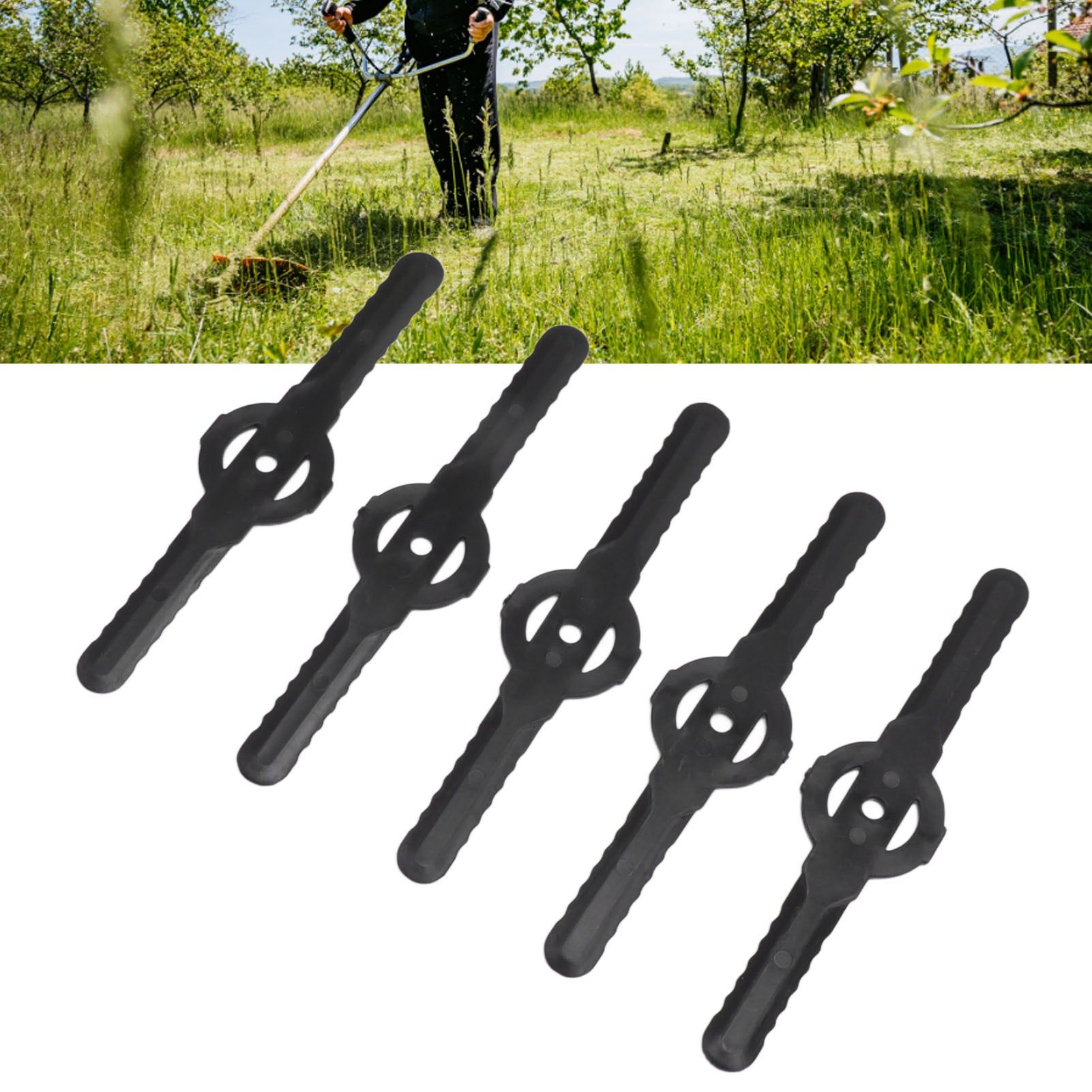 30PCS Trimmer Head Blades Replace Electric Weed Trimmer Long Blade Mowing view 12