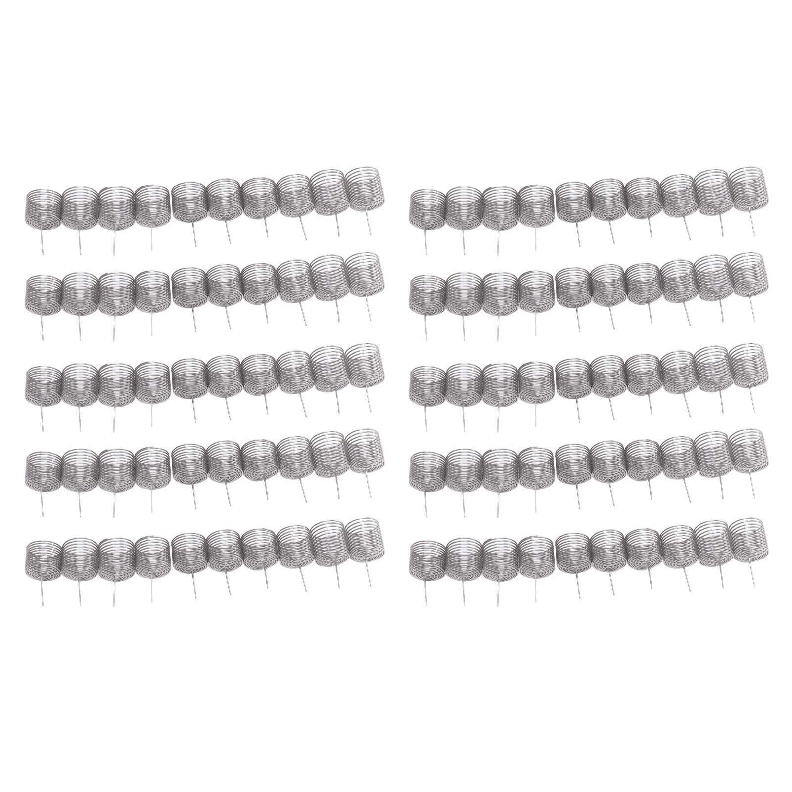 100PCS Fertilizer Mesh Basket Column Shape Stainless Steel Nutrition Box Tools view 2