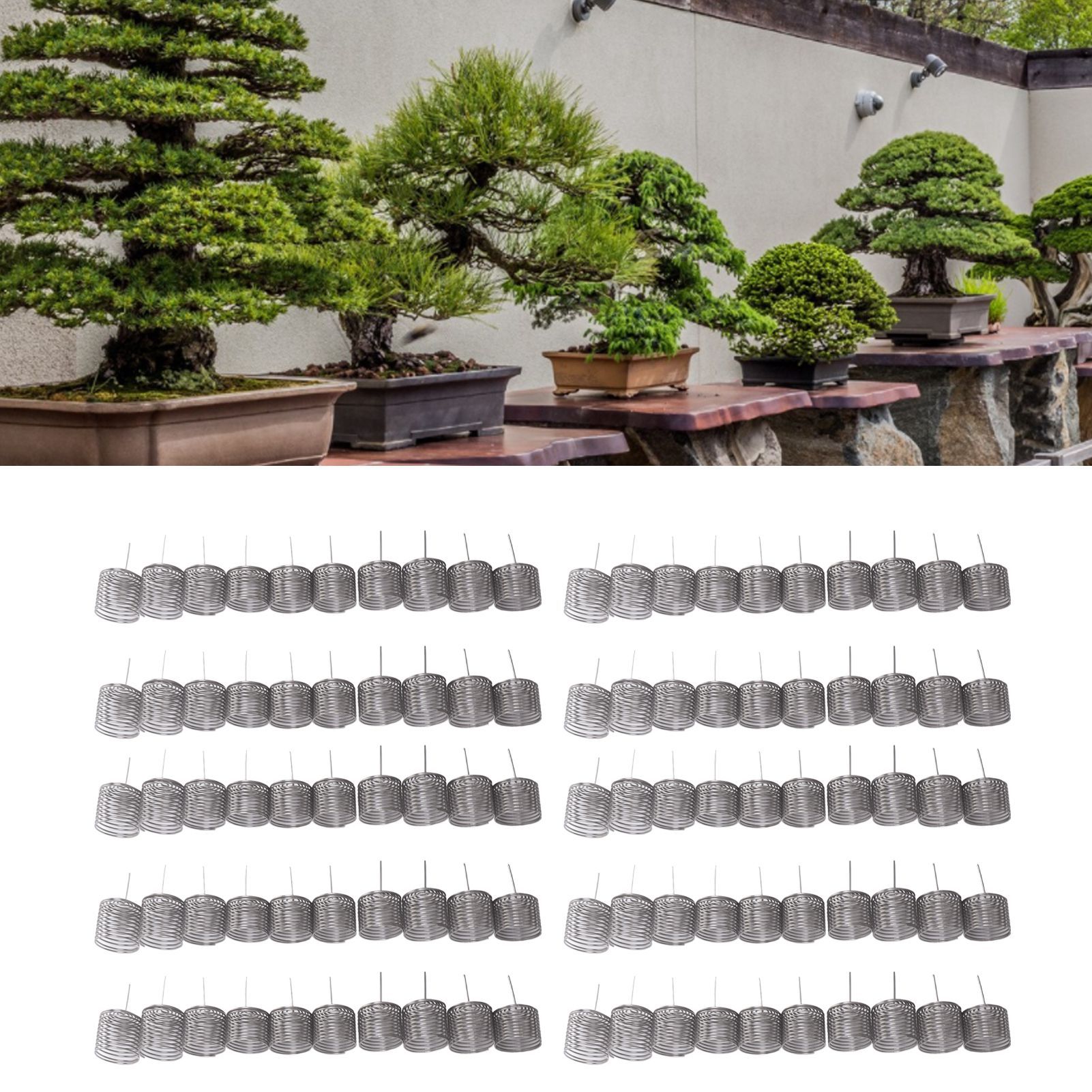 100PCS Fertilizer Mesh Basket Column Shape Stainless Steel Nutrition Box Tools view 11